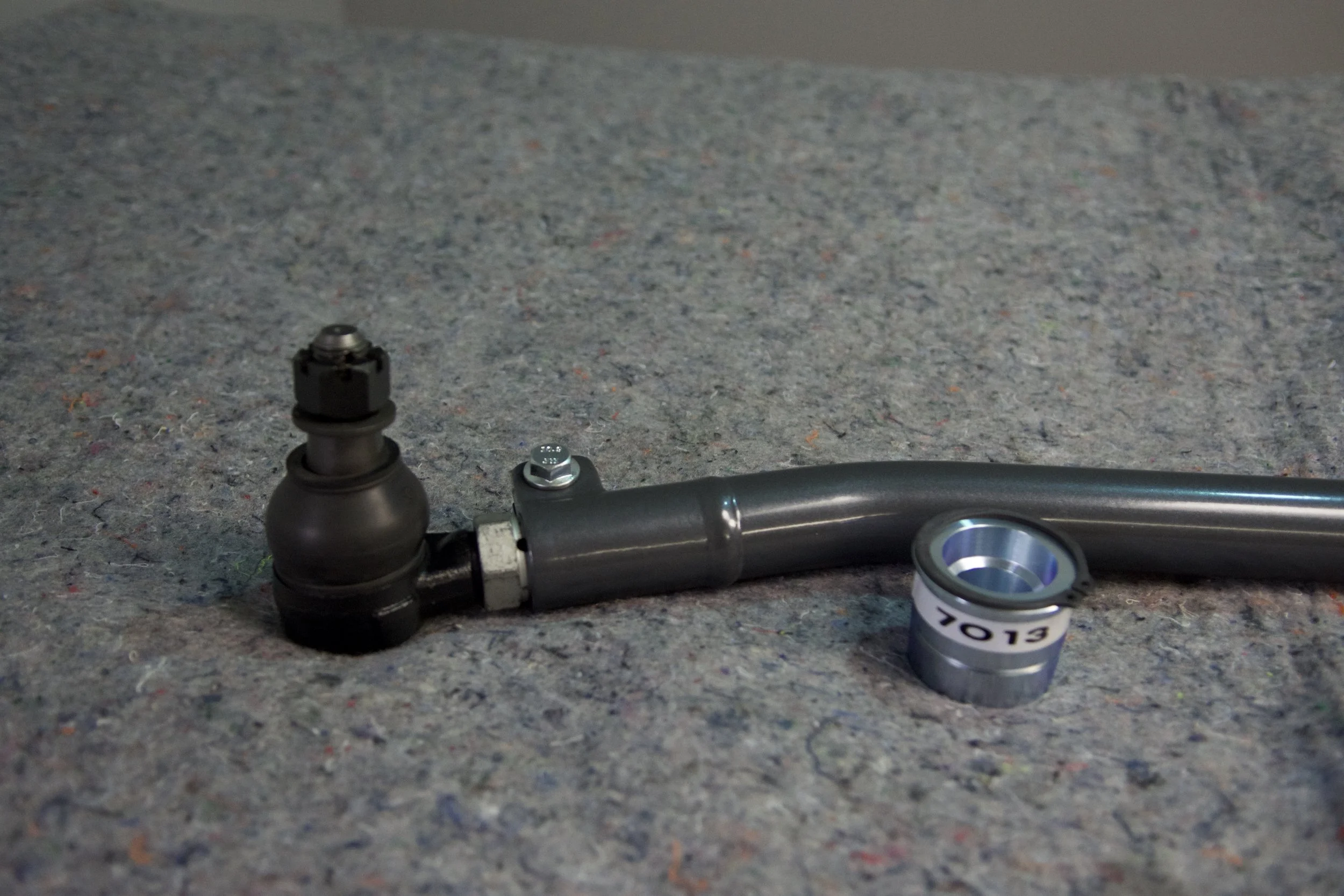 SuperBronco Track Bar Assembly (SB#7013). Heavy-duty steel, precision built for suspension stability. Designed for use with SuperBronco Part #7001.