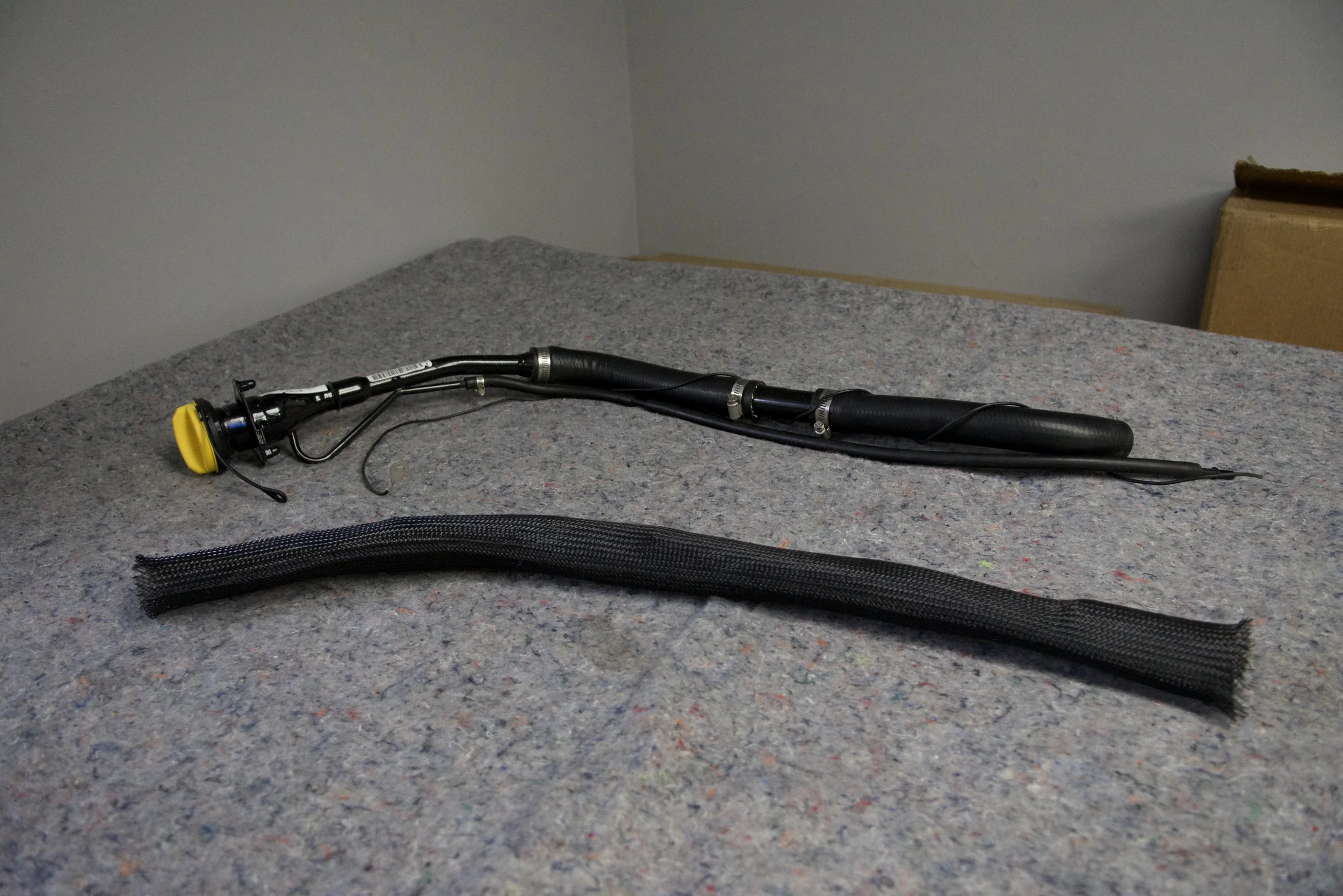 FoMoCo fuel filler neck for Ford Super Duty trucks LC34-9034-JC