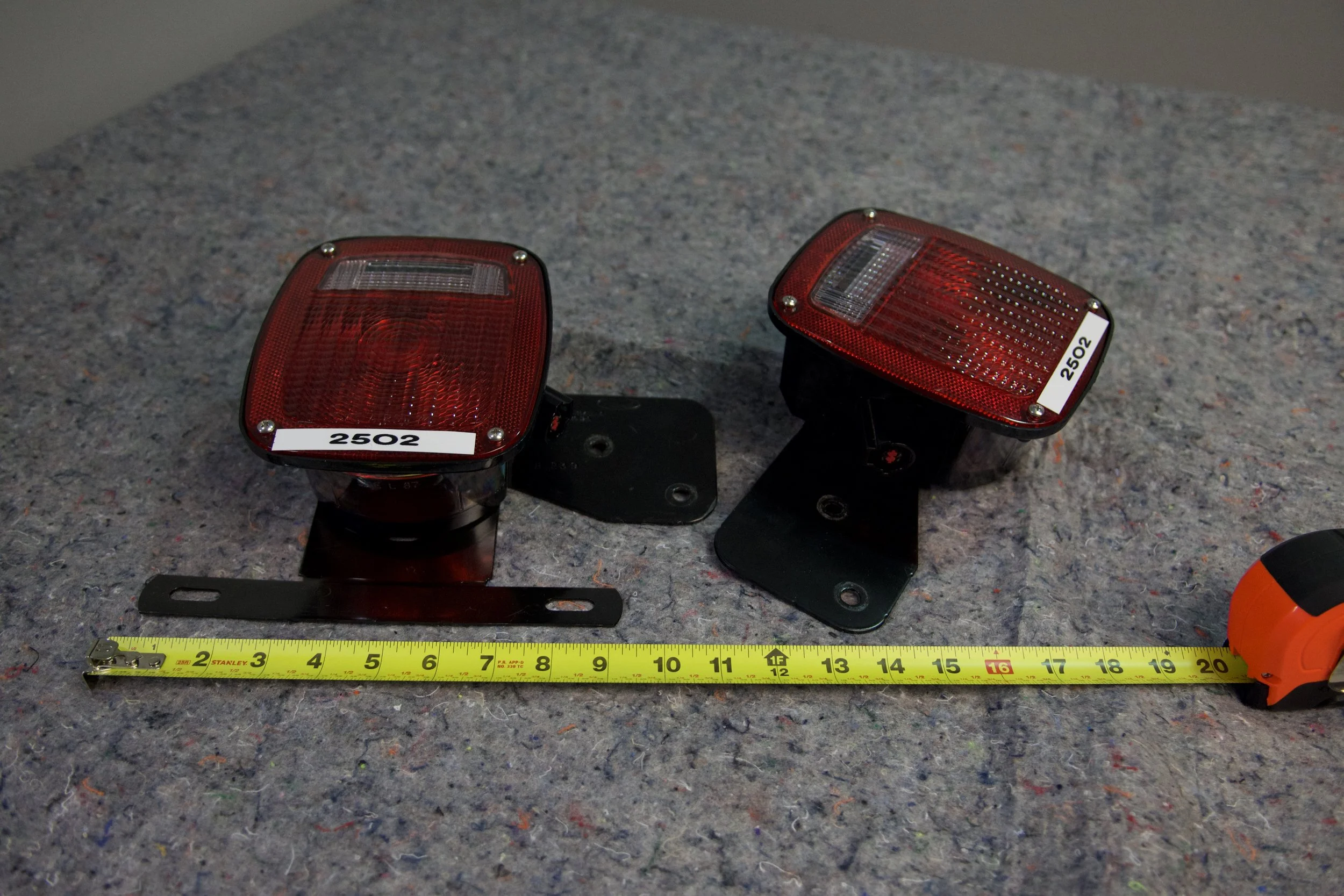 Grote tail lights for cab and chassis vehicles – SuperBronco part #2502, durable and weather-resistant design for heavy-duty use.