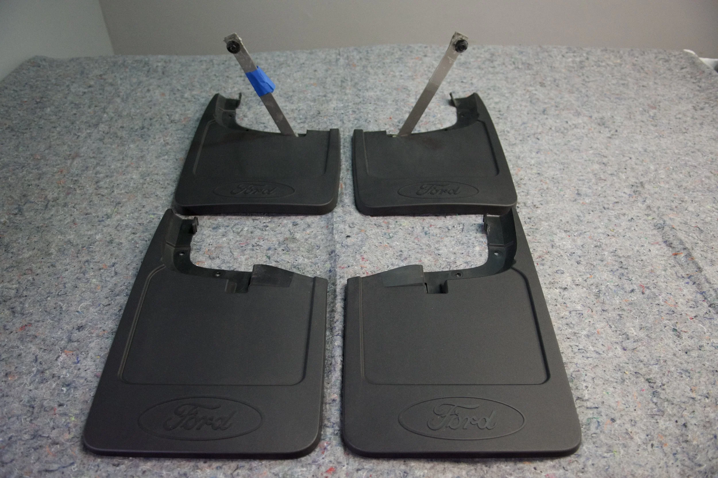 2023-2025 Ford F250 and F350 Super Duty OEM mud flaps and rock guards