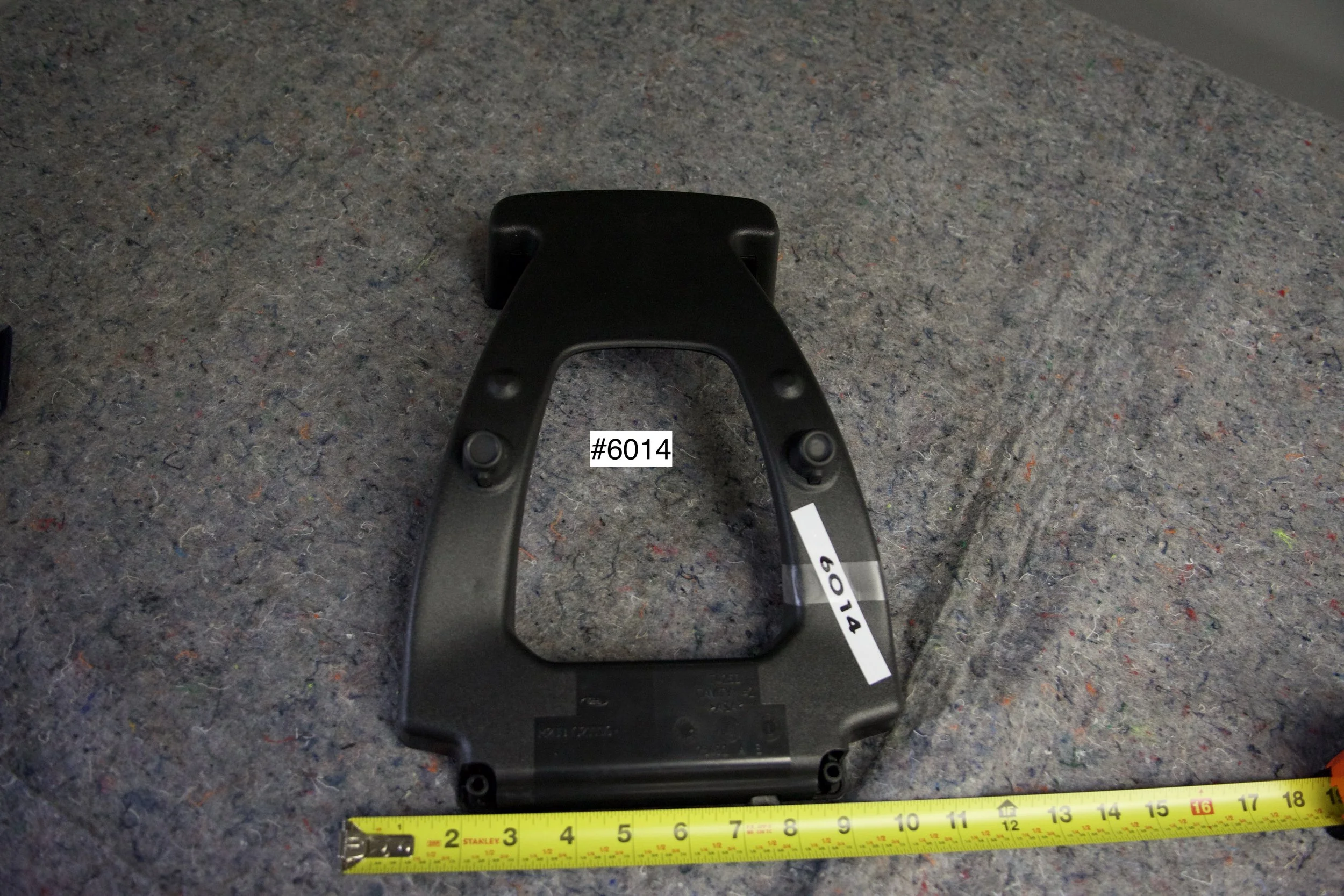 Close-up of Ford Bronco 6th Gen 3rd brake light component from rear spare moun