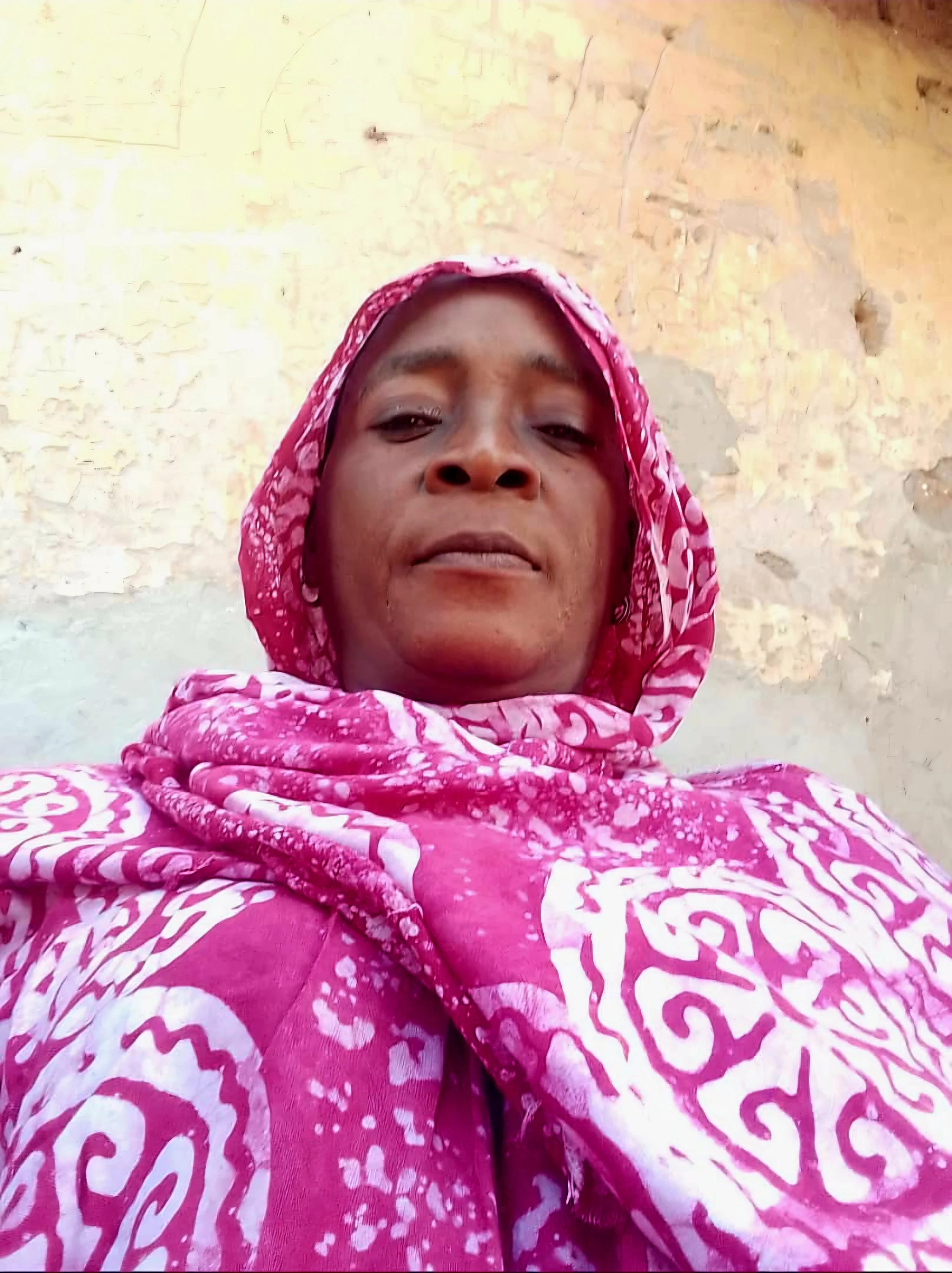 Binta from Abene, Senegal, coordinator of the Bagolu crochet mission and trainee crochet teacher.