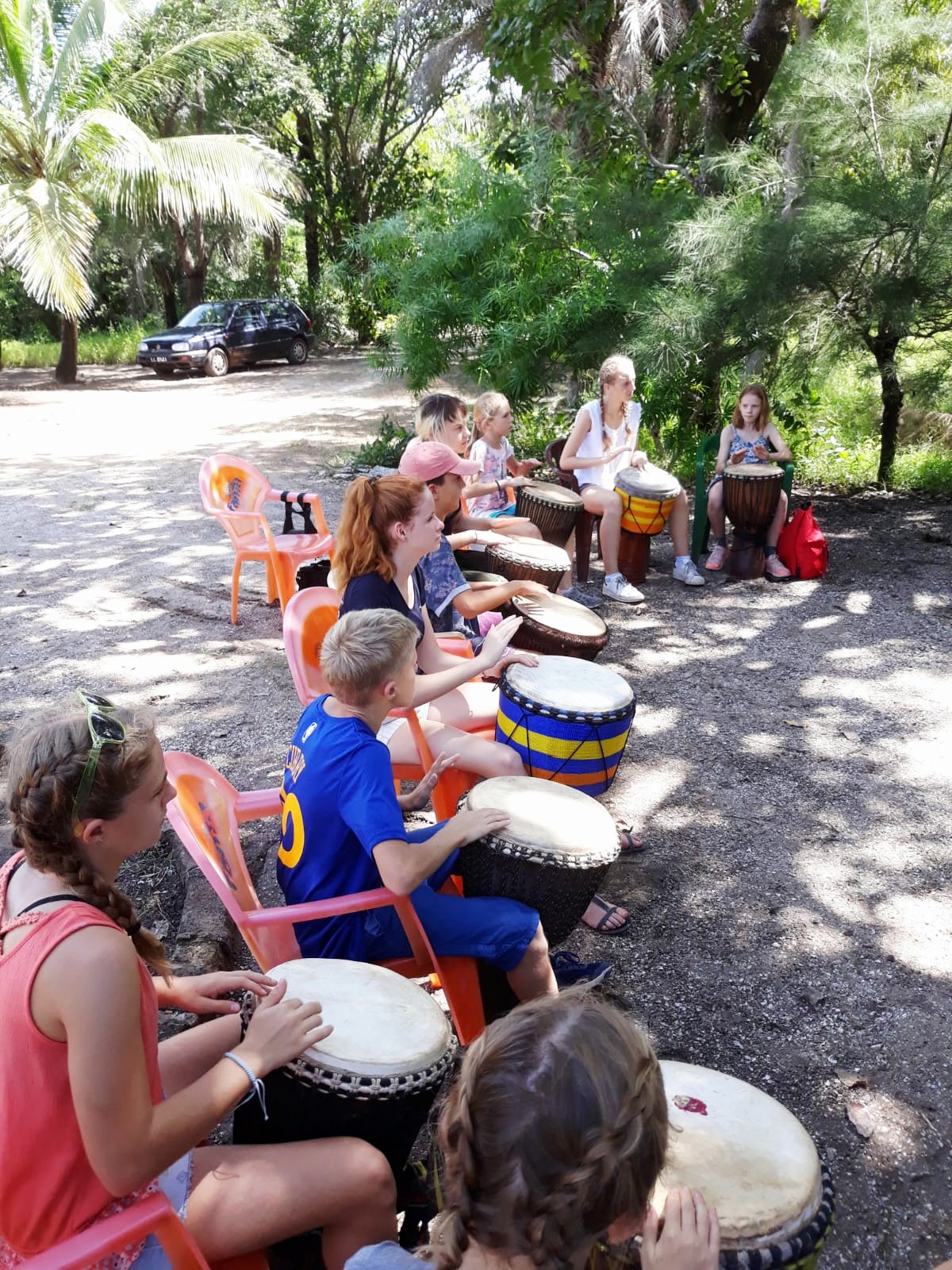 Verblijf bij Abene Bolong in Senegal met groepsactiviteiten en muziek in de natuur