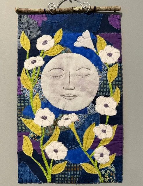 Moon Flowers 8 X 13 1/2  - $60