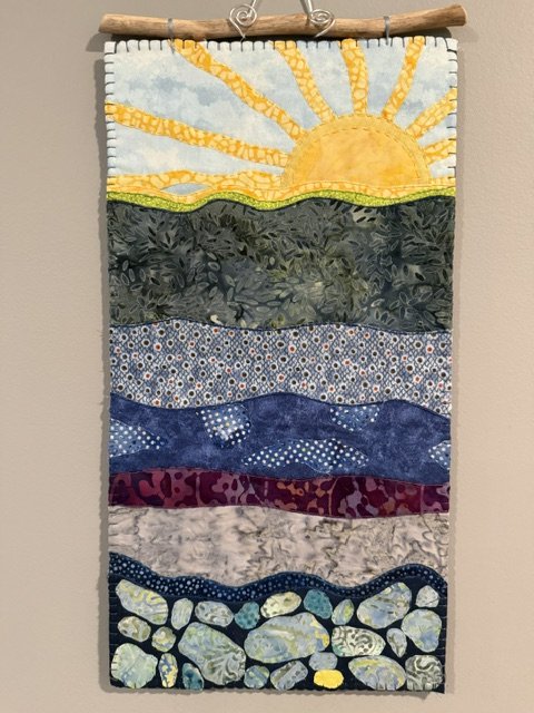 Earth Layers  - 10 X 18 1/2 - $50