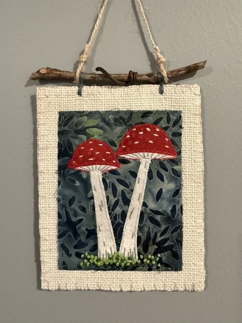 Two Mushrooms - 4 X 5 - $20