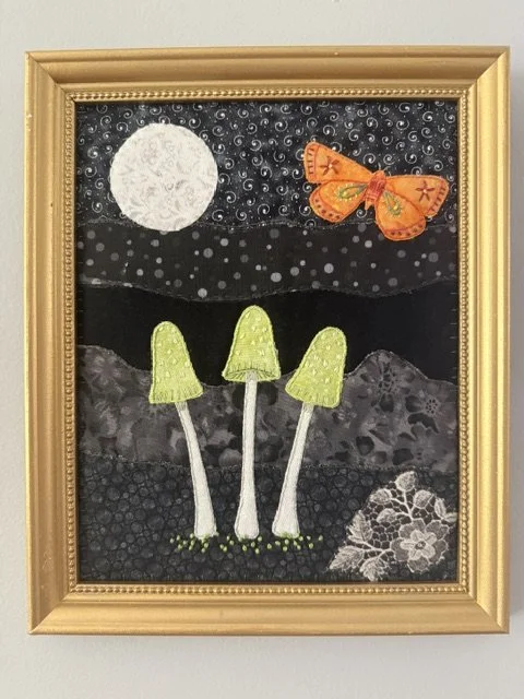 Midnight Moth - Framed 9 1/2 X 11 1/2 -$70
