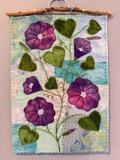 Morning Glories - 8 X 11 1/2 - $50