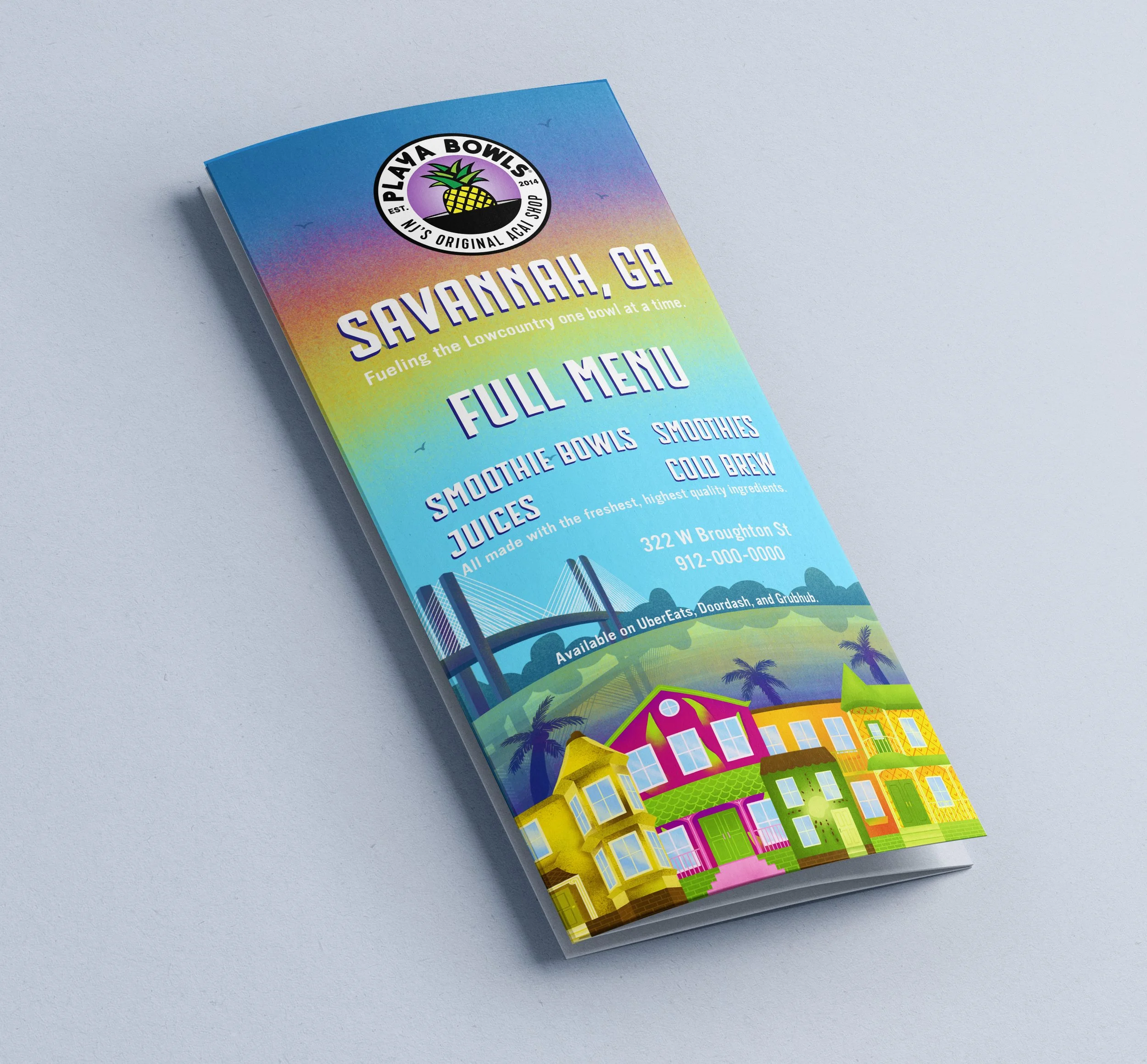 "Mock Playa Bowls Menu" (2026)