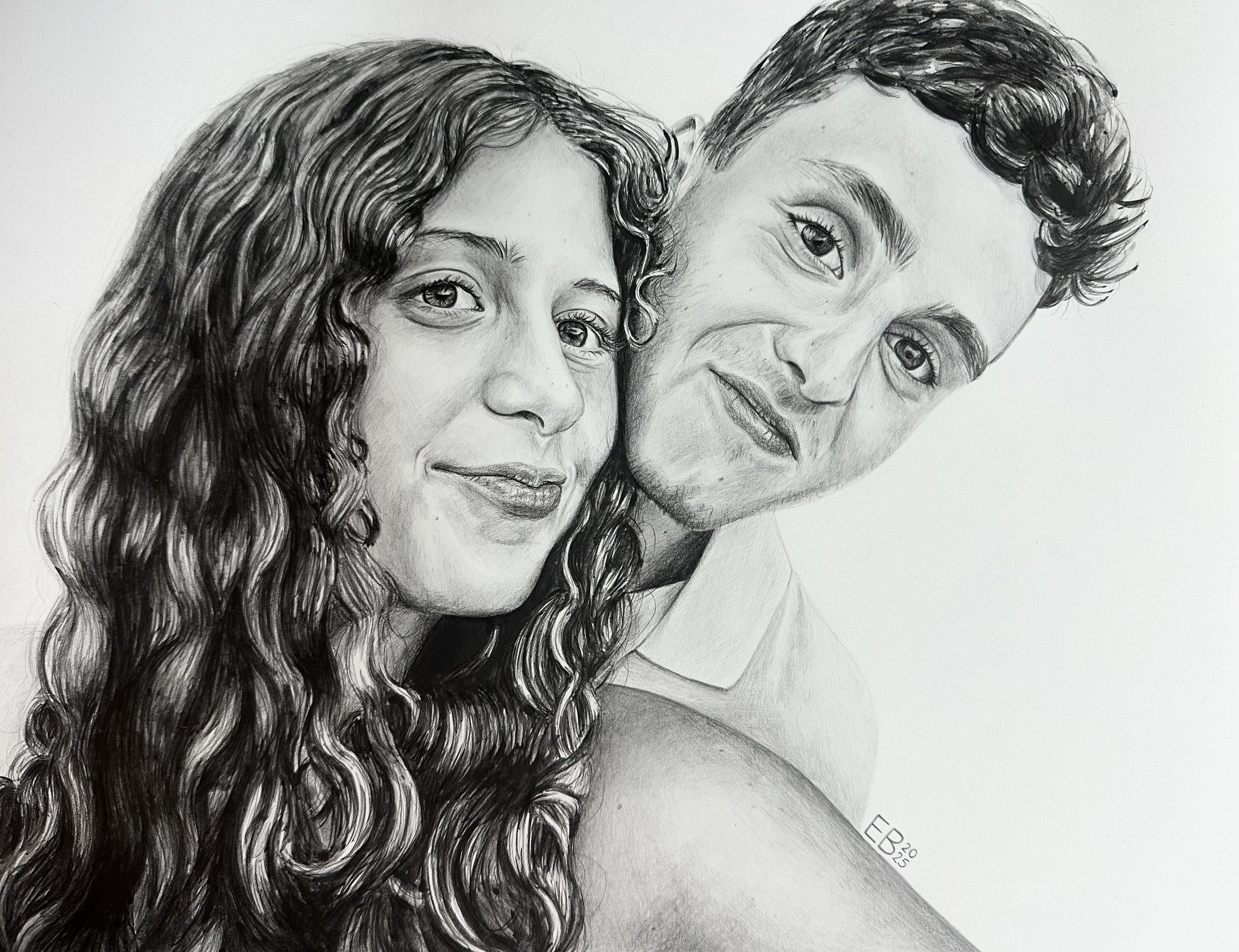 "Eliza & Tommy" (2025) - Graphite