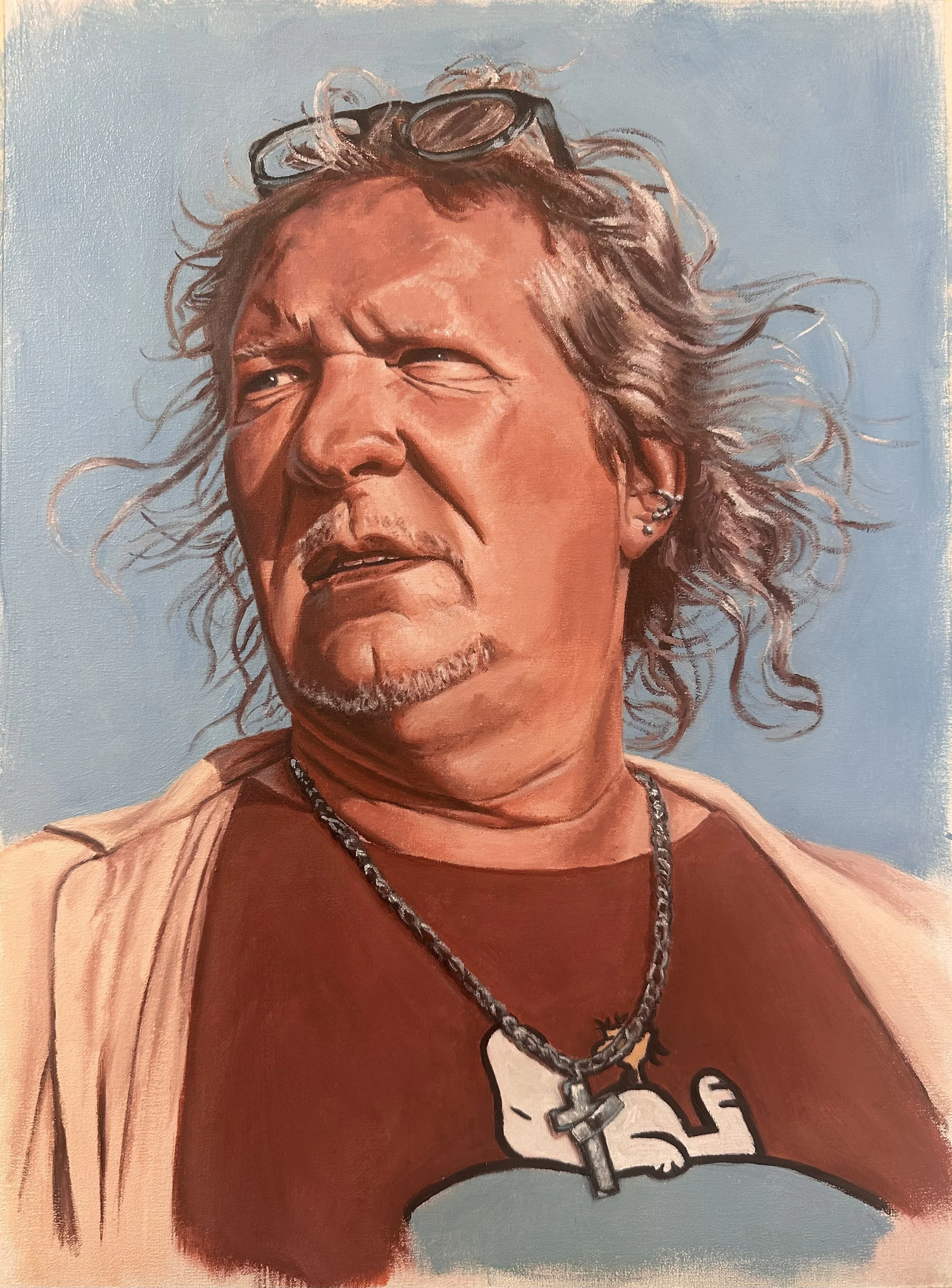 "Rick" (2024) - Oil on canvas