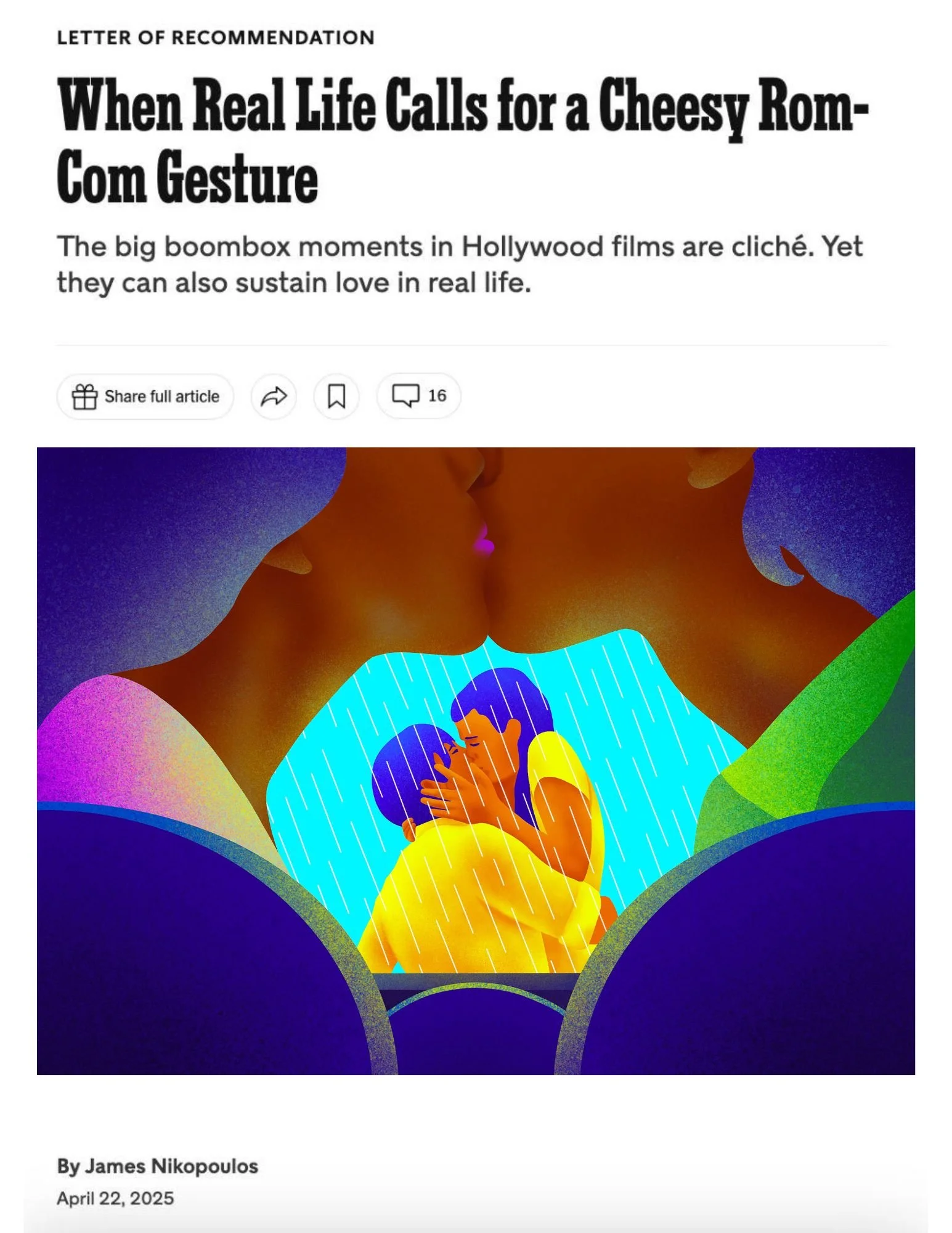 "Mock NYT Article Illustration" (2025)