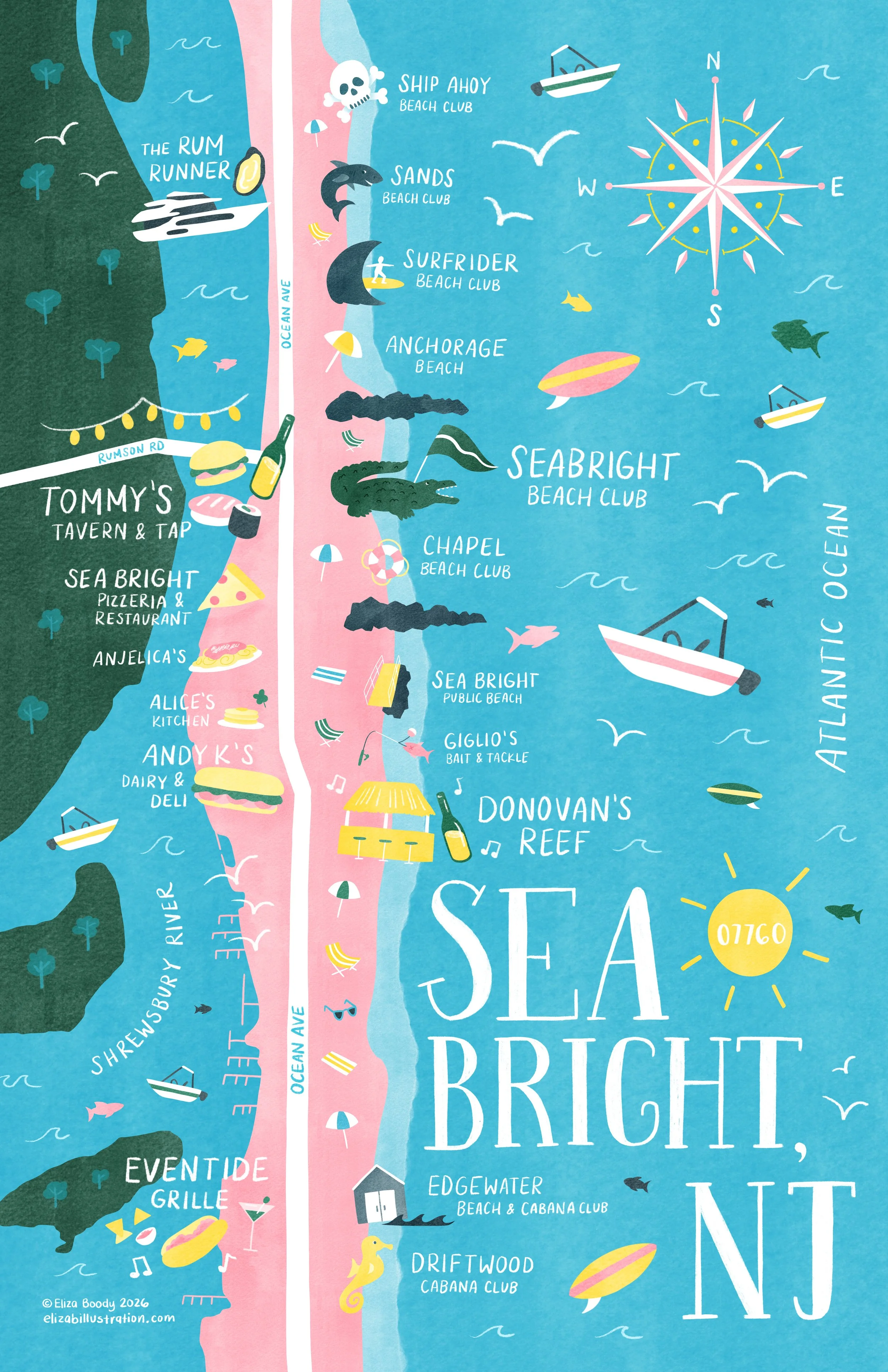 "Sea Bright Map" (2026)