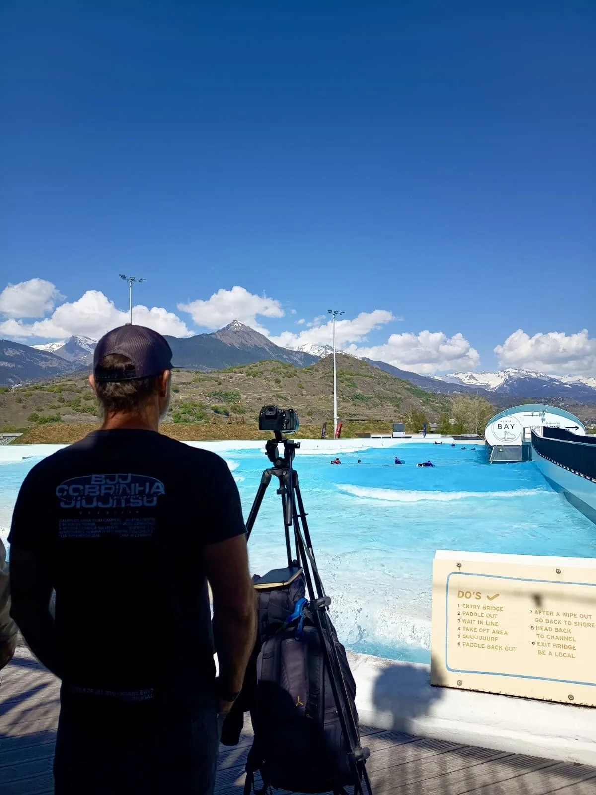 Justin West Surf Coaching in Alaia Bay Switzerland