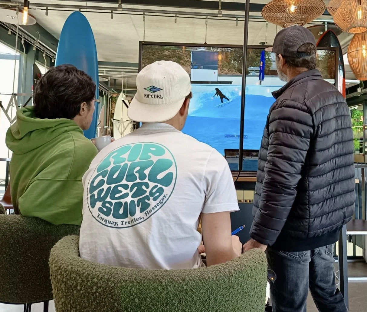 Justin West Surf Video Analysis Alaia Bay Switzerland