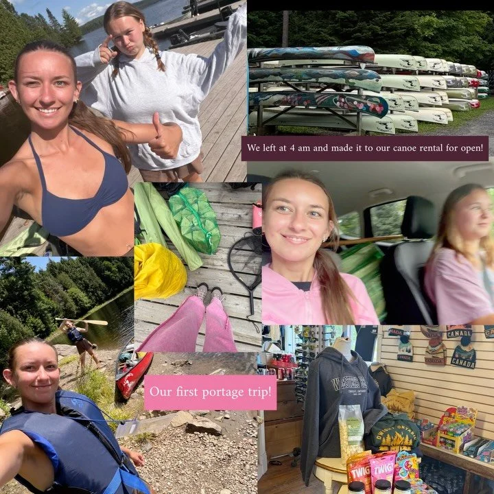 This weekend @lizakaluzhni and I took part in our first back country portage trip! We travelled over 60 km total and we definitely tested our physical, emotional comfort and strength. We gracefully disconnected from the outside and jumped into the em