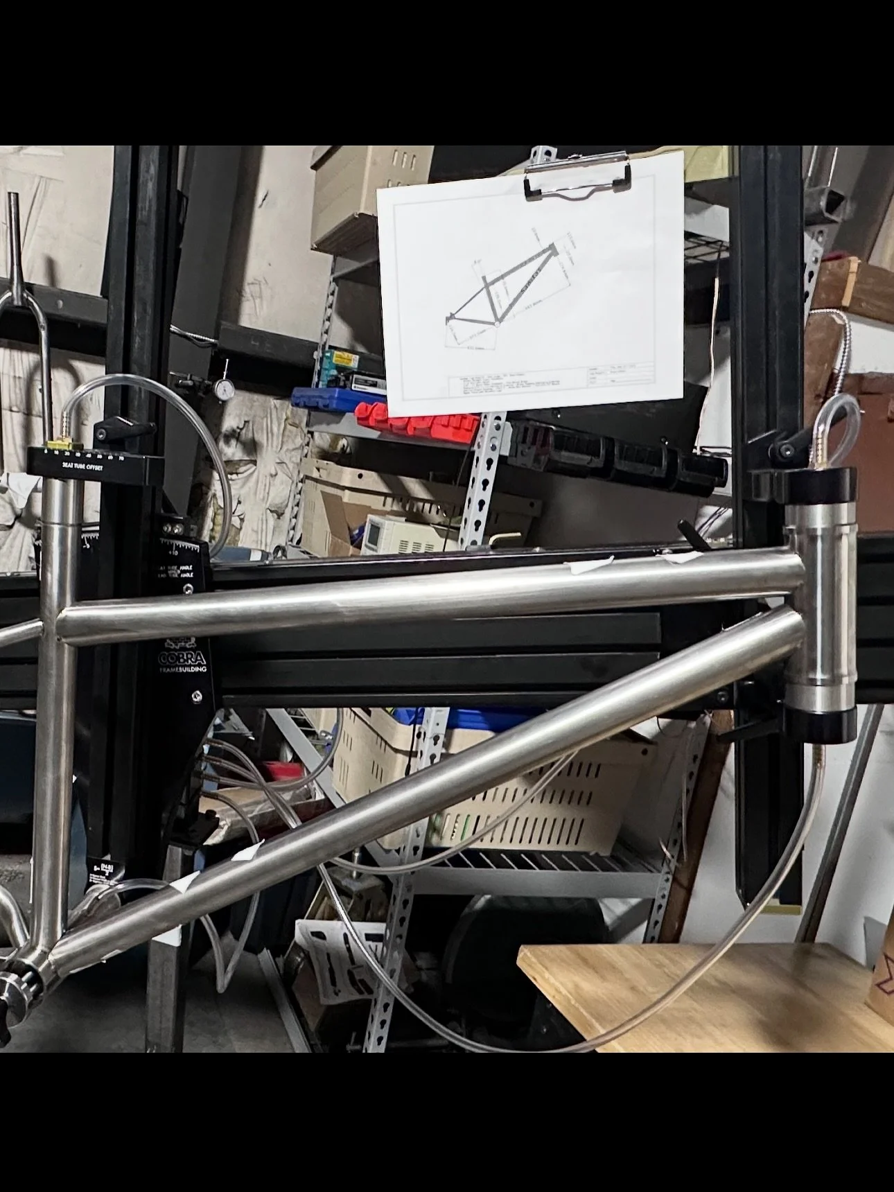A finished frame might get all the attention but there so many details &amp; steps that go into the final product!

Tool, materials &amp; component partners make up just a few of the things a frame builders disposal to help master their craft!

This 