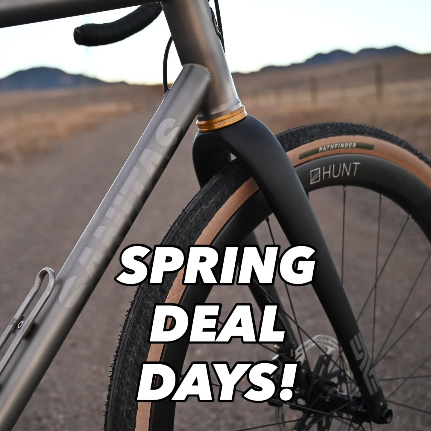 🚨 SPRING DEAL DAYS! 🚨 

For a limited time, we&rsquo;ll include a fork &amp; headset as part of any new order at NO ADDITIONAL CHARGE!

Applies to any model in our lineup. Custom Geometry is always included with every frame we manufacture.

Now is 