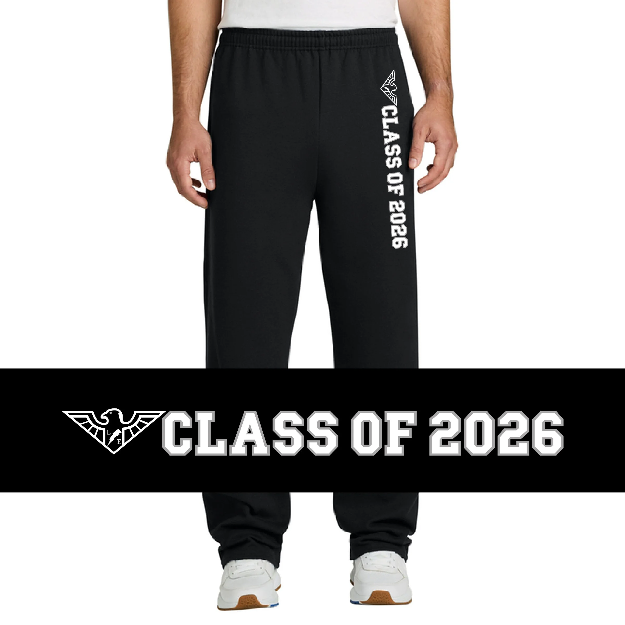 LEHS Senior Open Bottom Sweatpants
