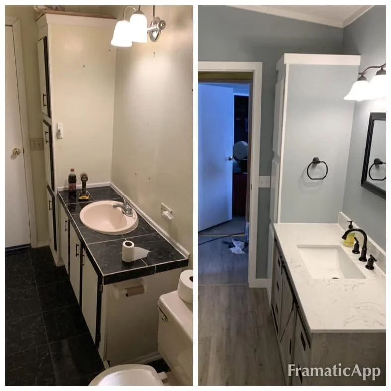 Bathroom renovation