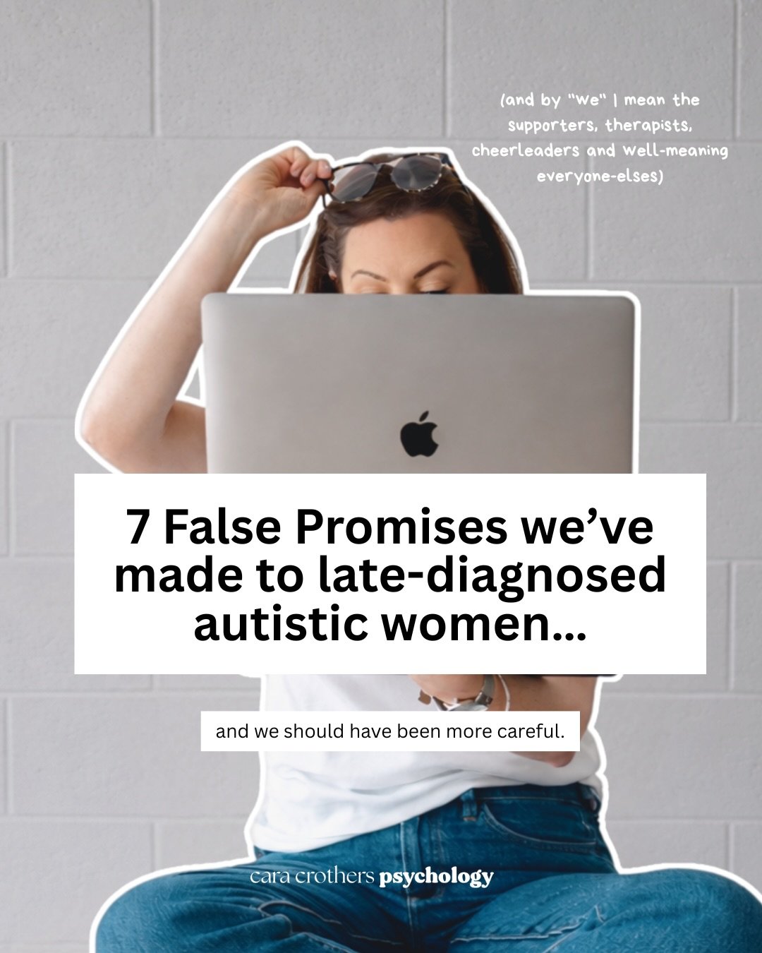Unmasking. Self-compassion. Making life easier. These are real, worthwhile goals &mdash; and they&rsquo;re beautiful ones.

But what got lost somewhere was the small print: that a diagnosis points you toward these goals, and sadly, can&rsquo;t just h