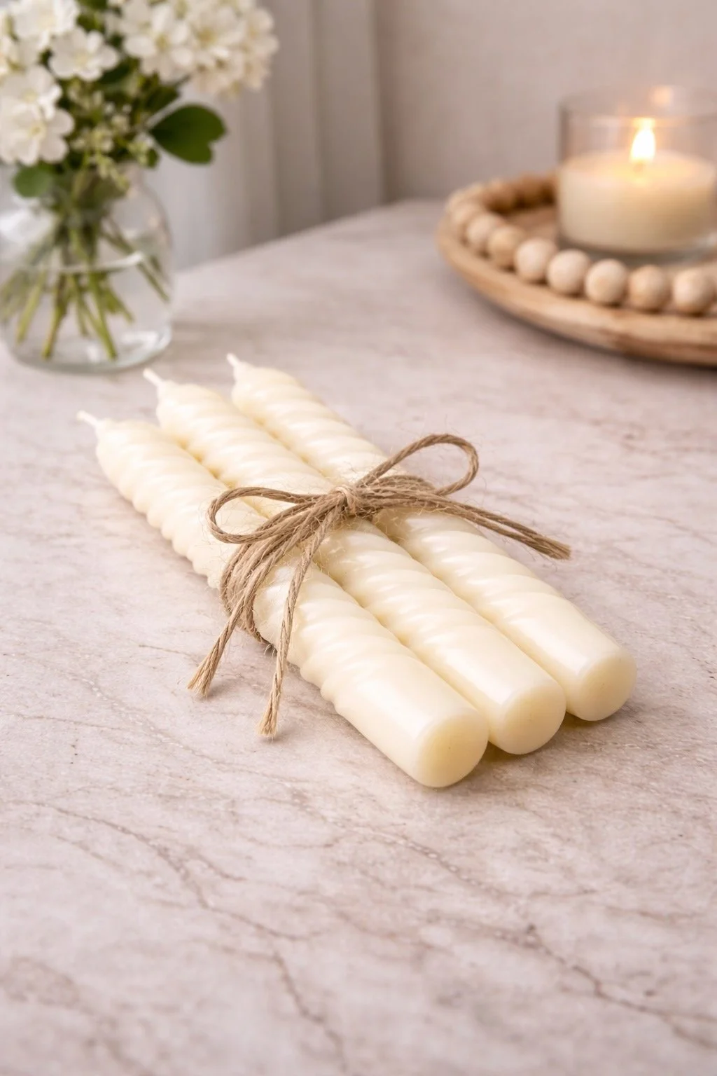 Ivory Spiral Taper Candles_Black fig Co_2.jpeg