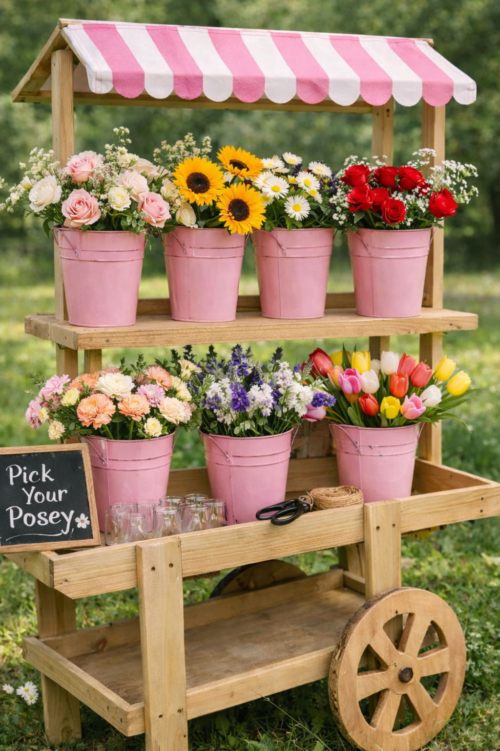 Flower Bar Petite Picnic Party for children at their pop up picnic in 32081 St. Johns County near Ponte Vedra Beach SilverLeaf 