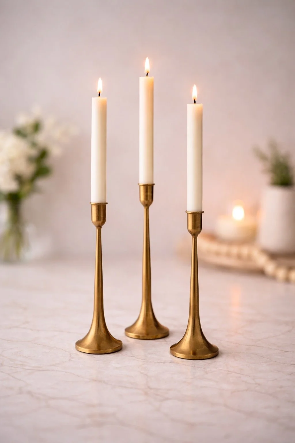 Ivory Smooth Taper Candles_3_Black Fig Co.jpeg