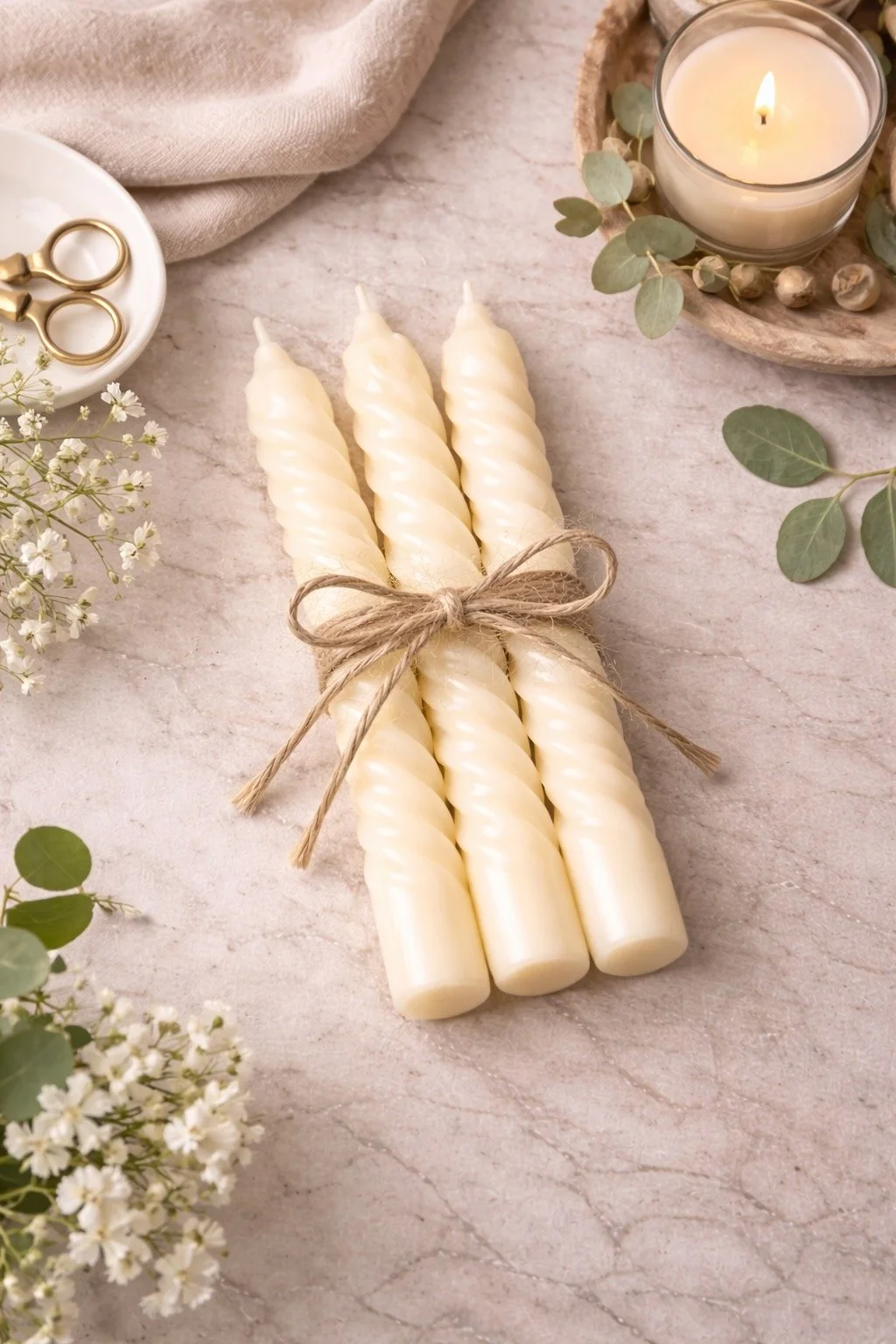 Ivory Spiral Taper Candles_1_Black Fig Co.jpeg