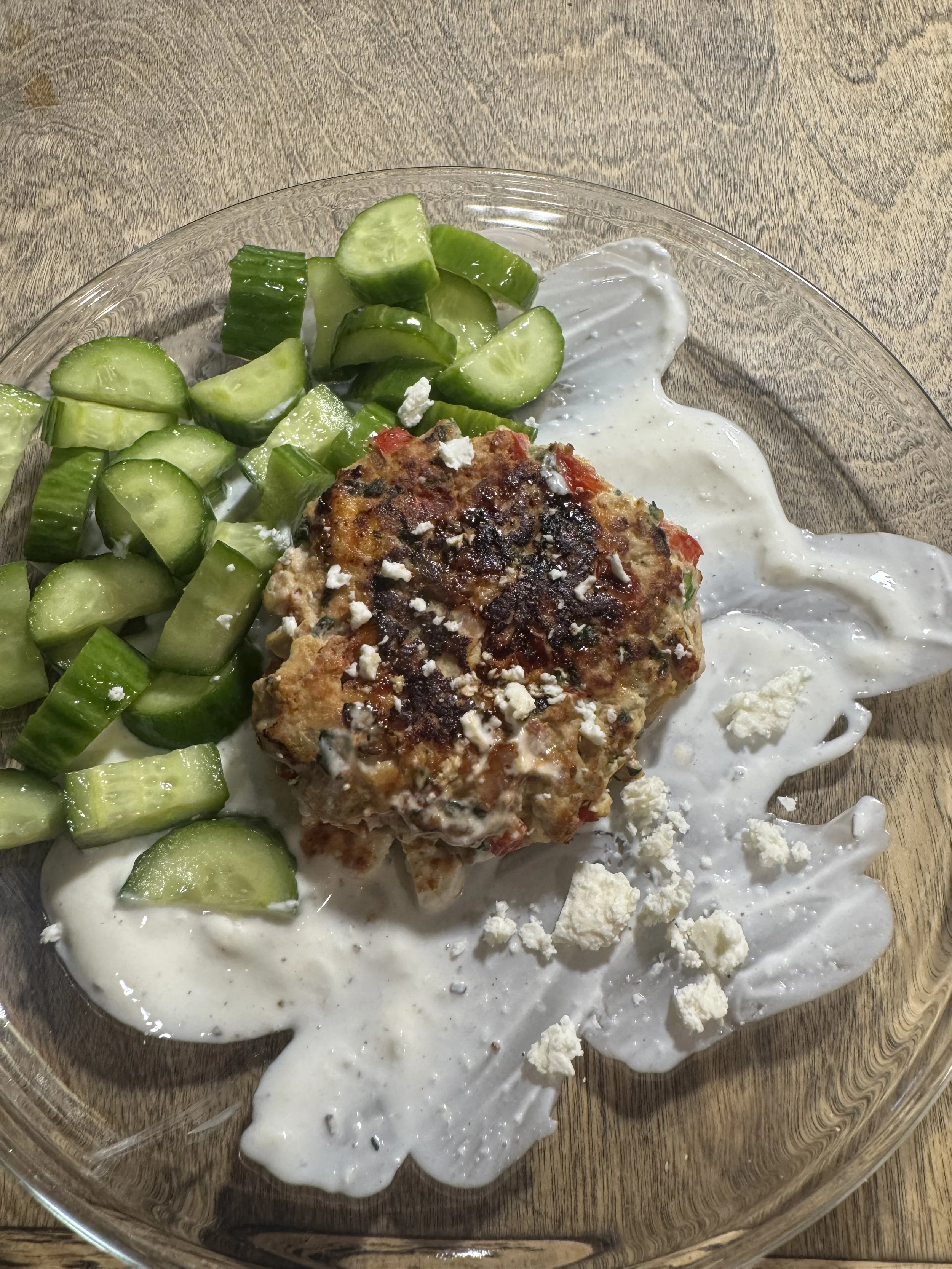 Ground Turkey Mediterranean Burgers