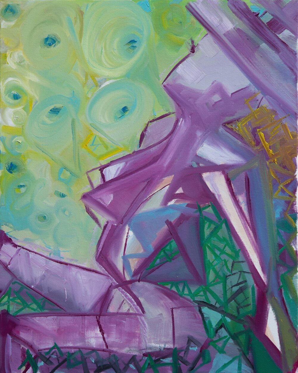 Say Yes, 2019, Oil on canvas, 16 x 20 inches