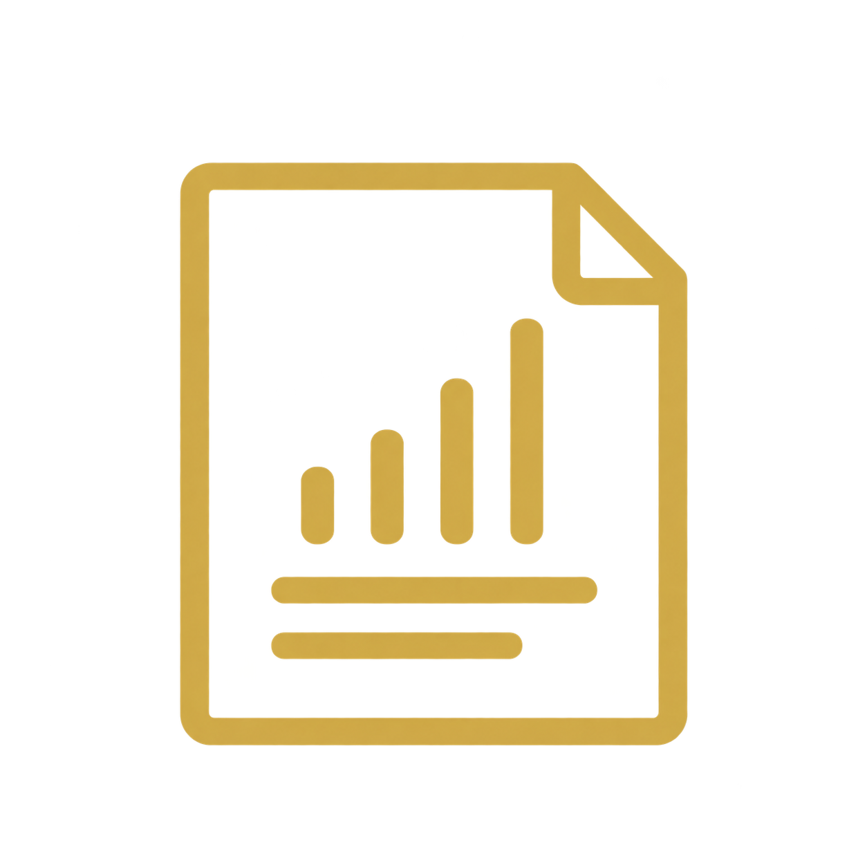 Icon of a financial report