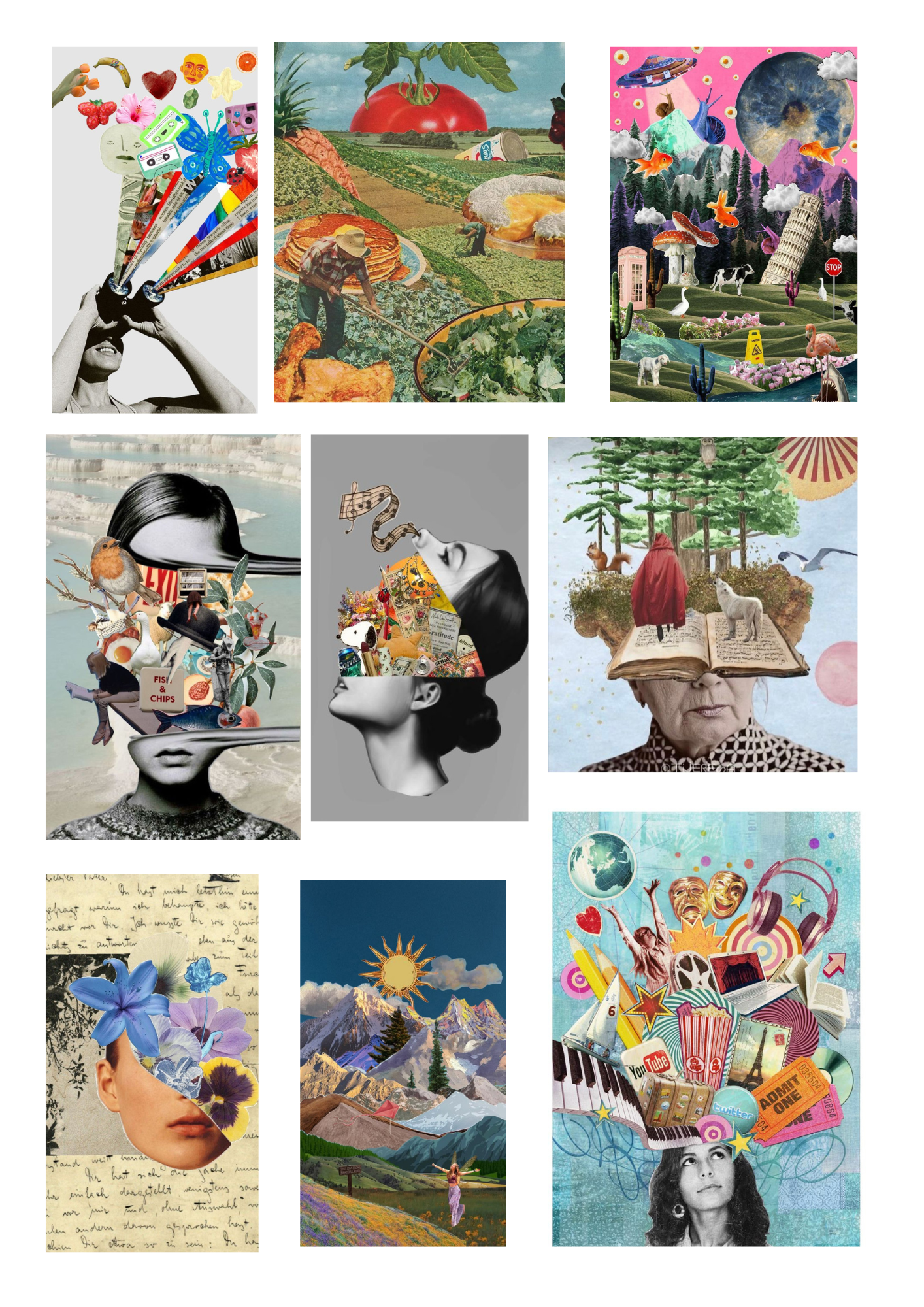 Exercício Autorretrato figurativo