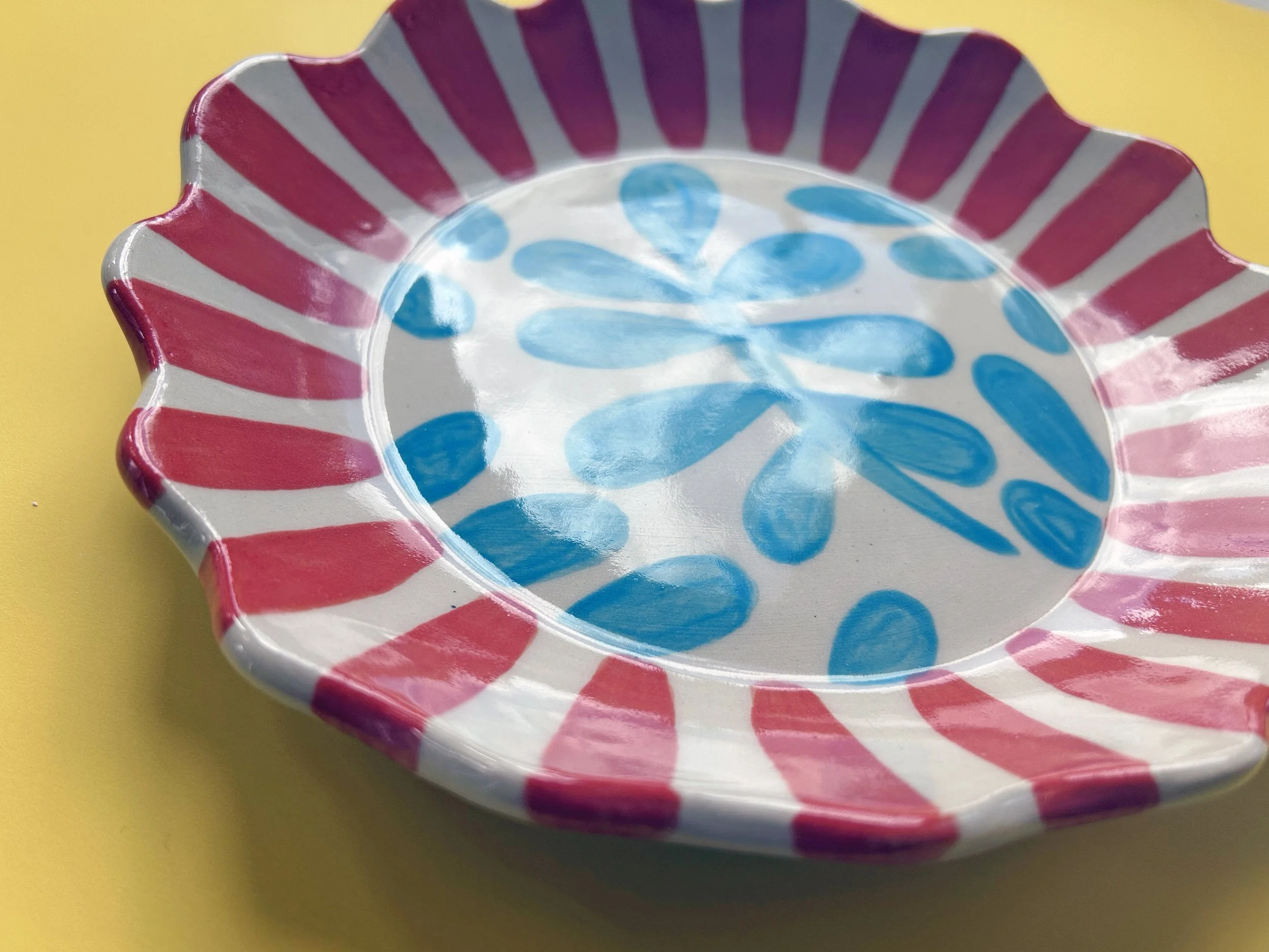 10.4 blue red floral ceramic dish.jpg