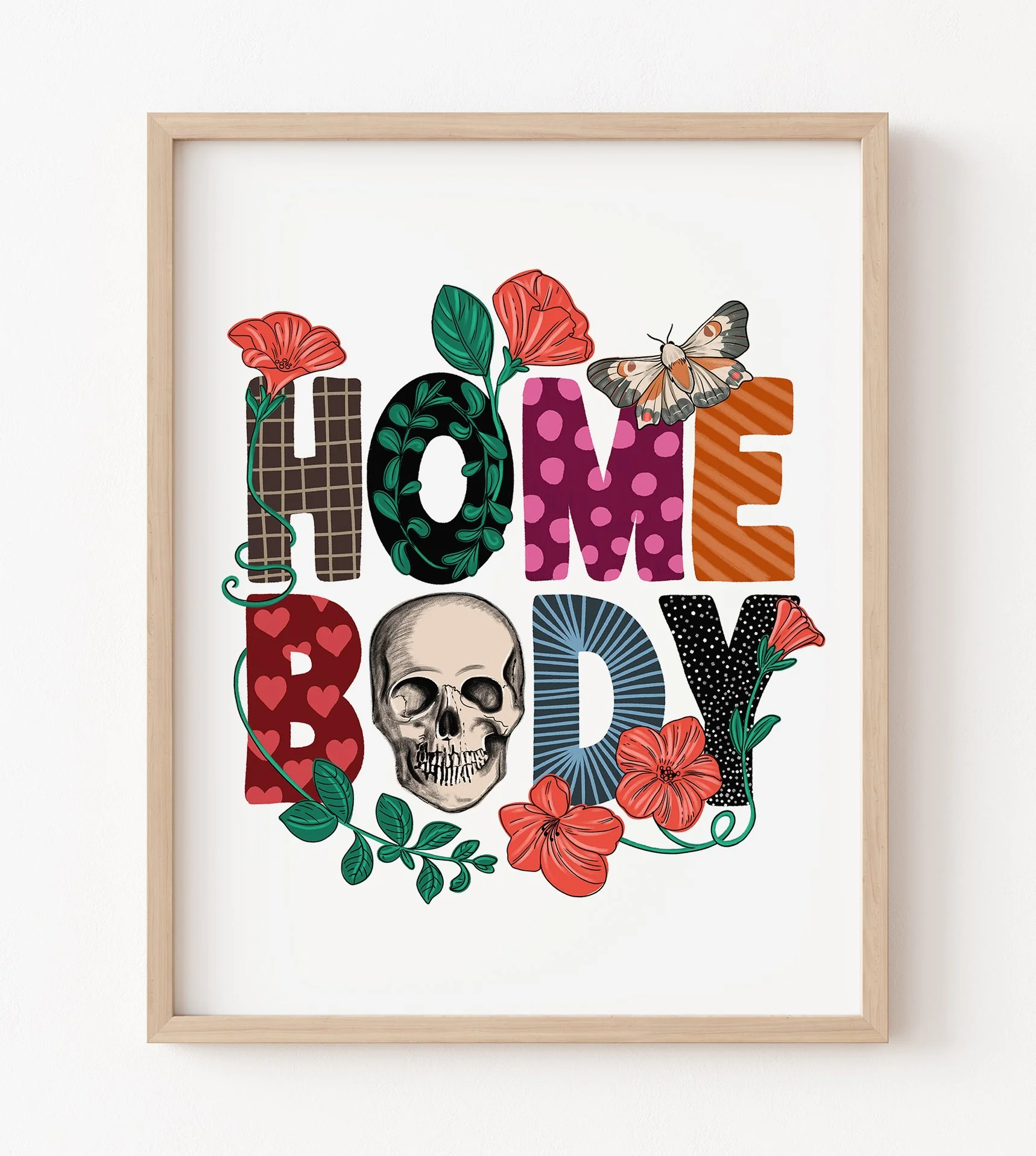 Homebody Wall Art Print