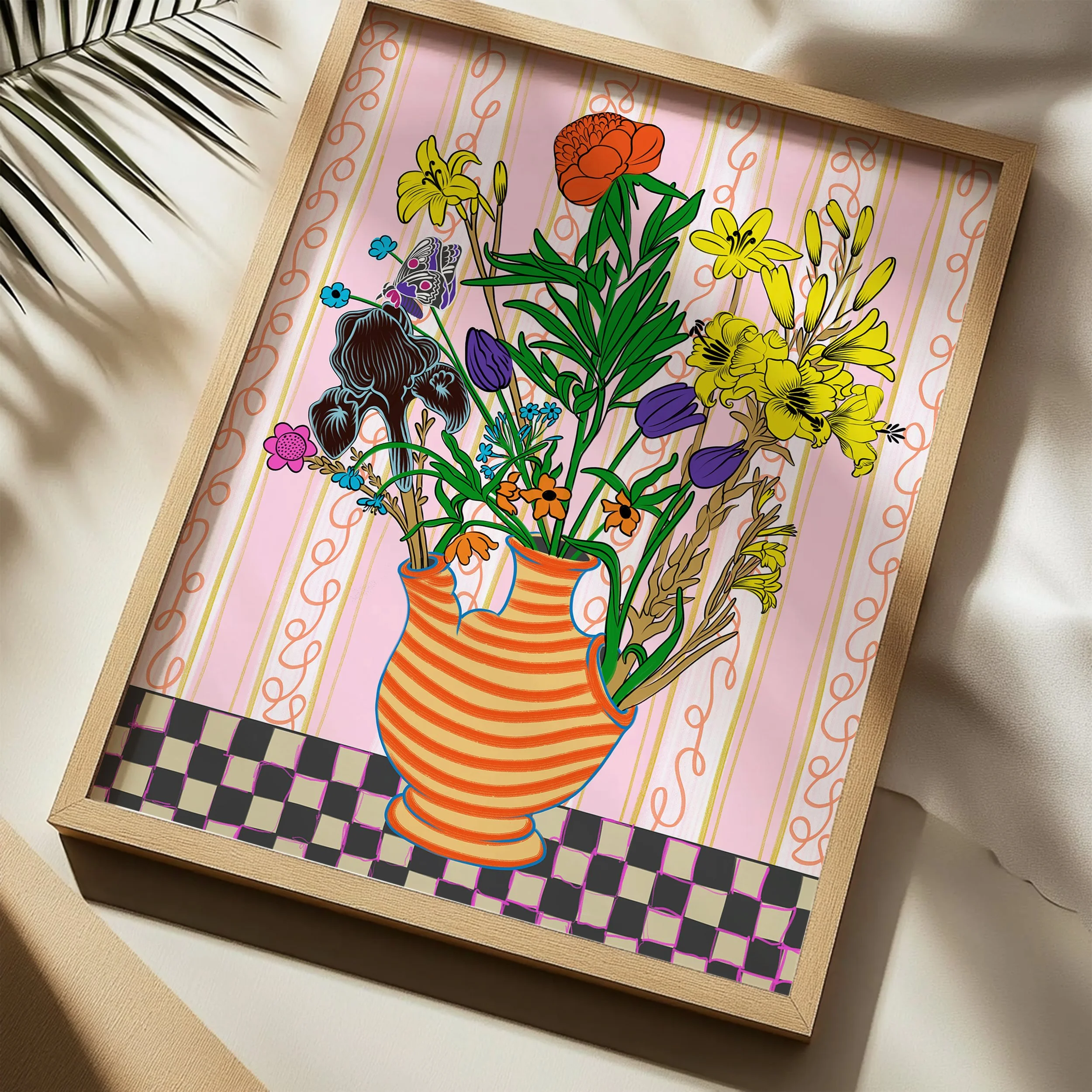 2. checker flowers.jpg