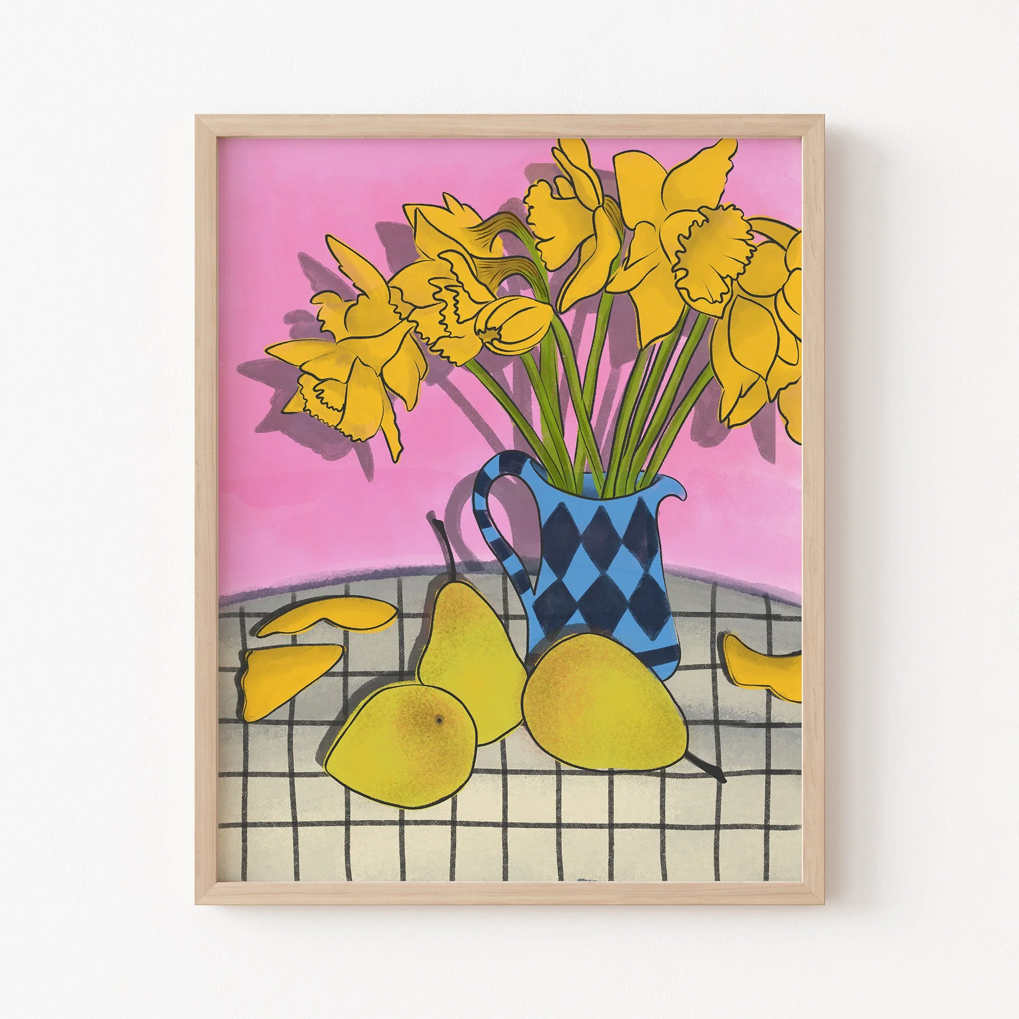 daylilies and pears still life.jpg