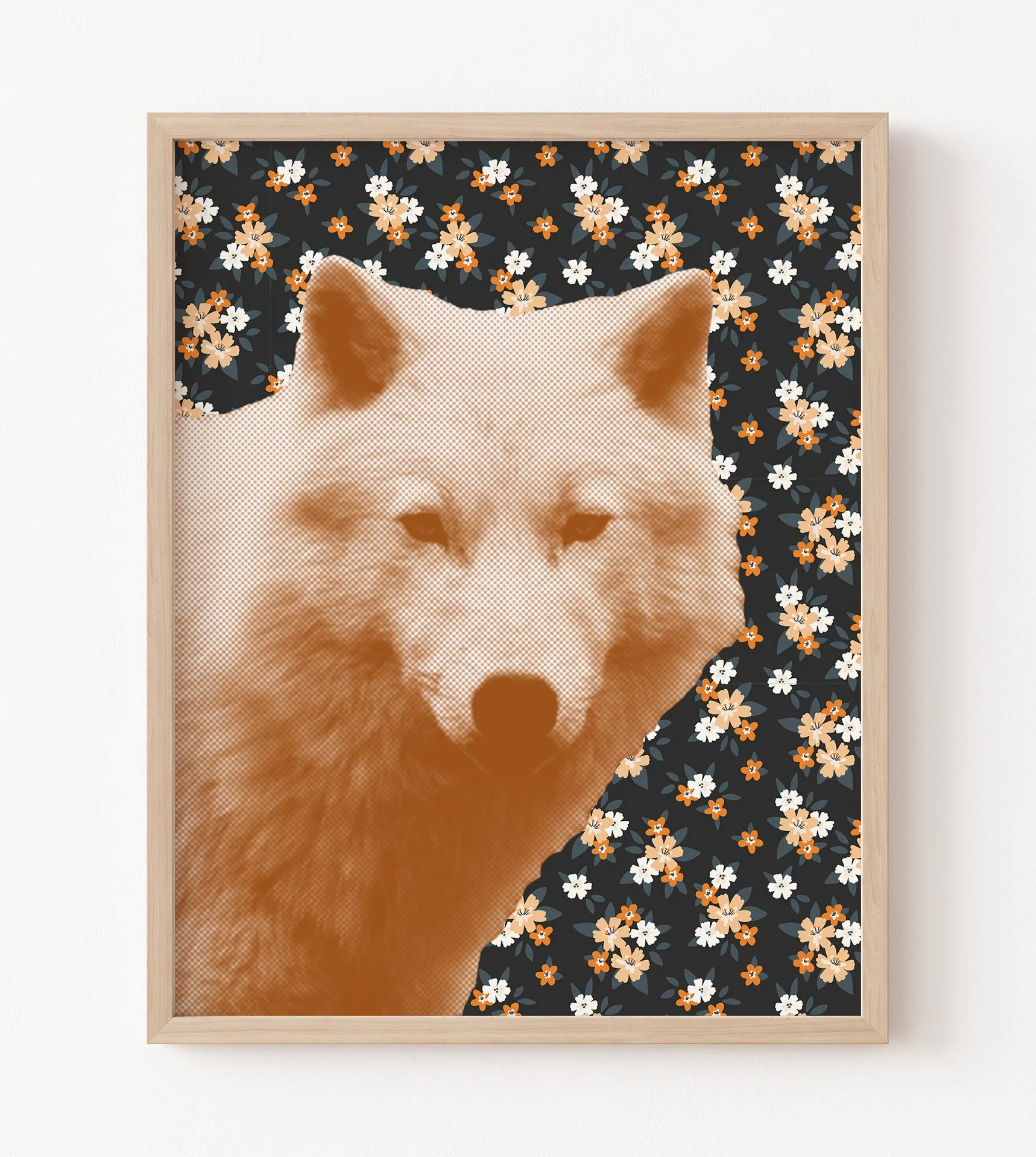 Wolf Portrait Wall Art Print