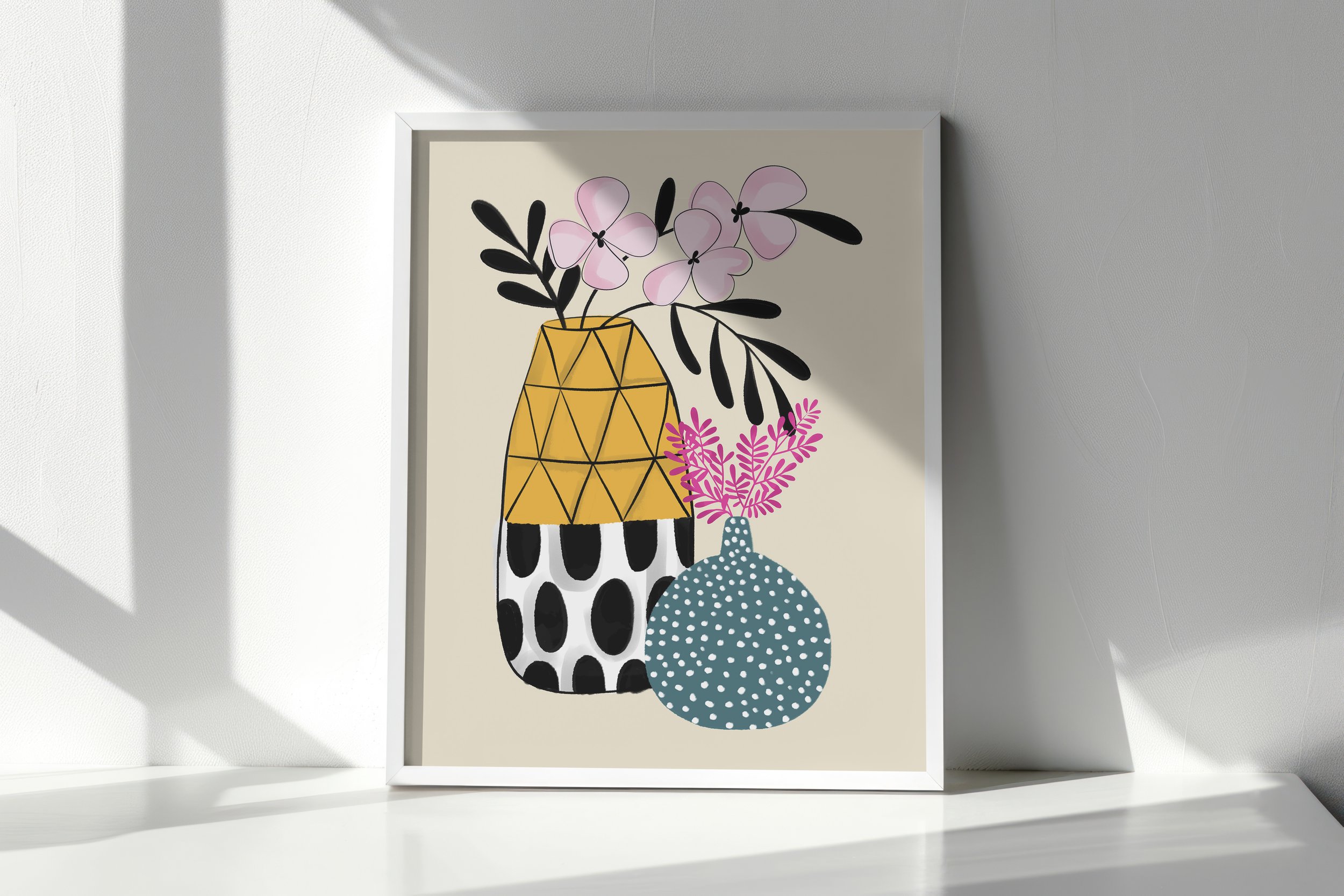 4 teal yellow pots floral.jpg