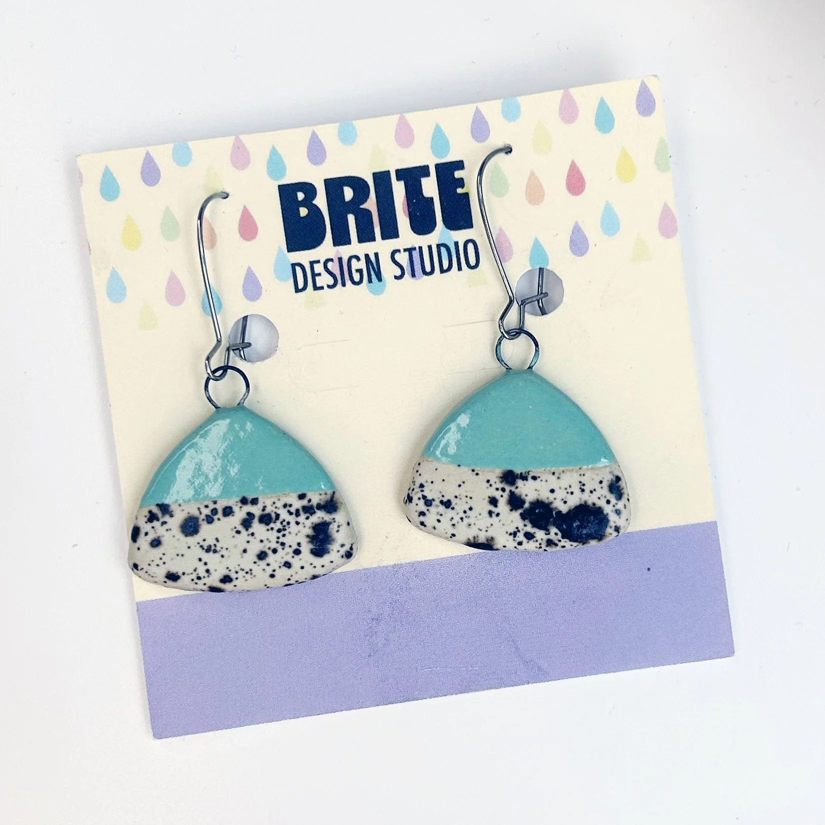 blue brown speckle dangle earrings.jpg