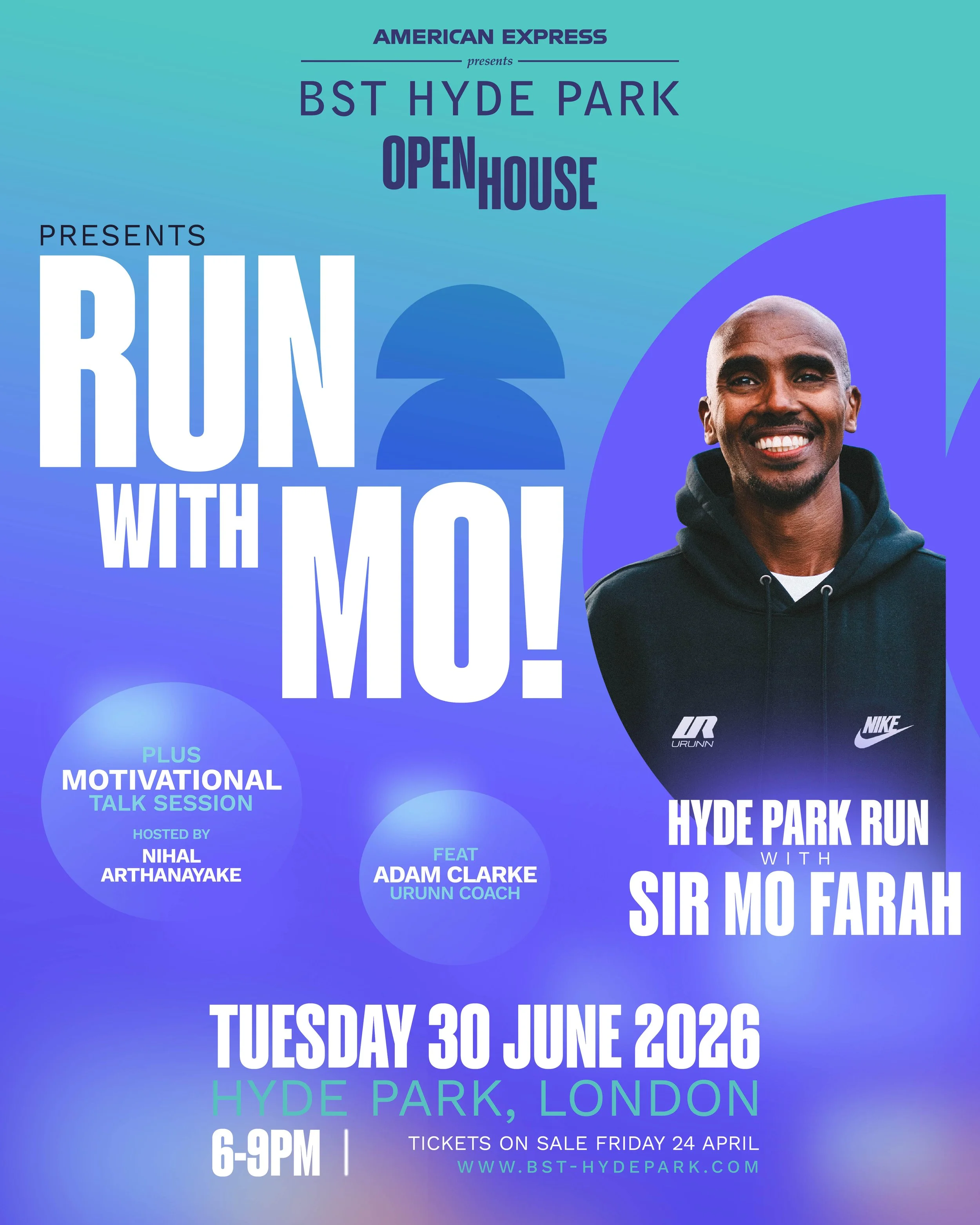 Run With Mo: Sir Mo Farah Joins BST Hyde Park Open House