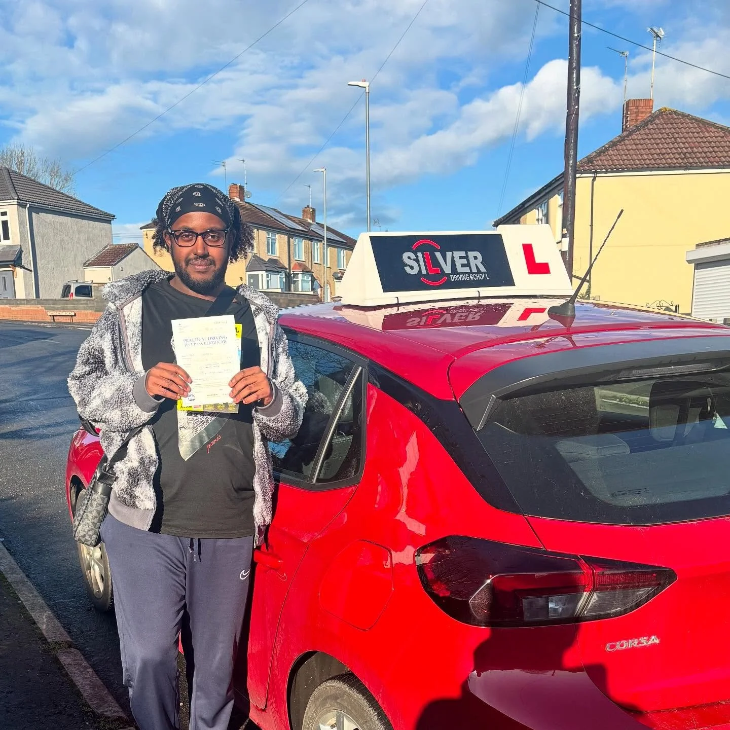 Congratulations to Liban, passed manual test 1st time. #🥳