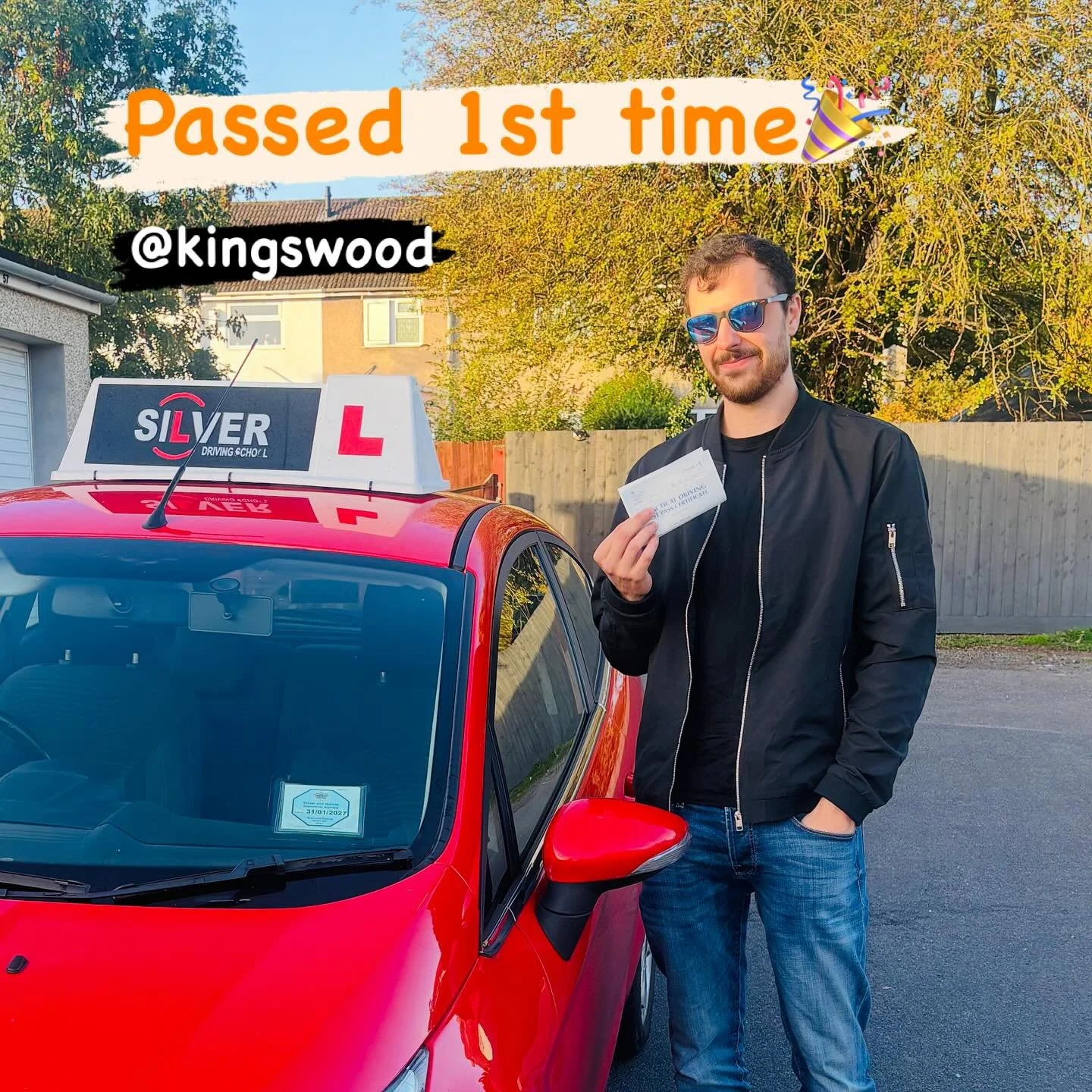 Congratulations to Cain, passed first time with ease. 🎉🥳
