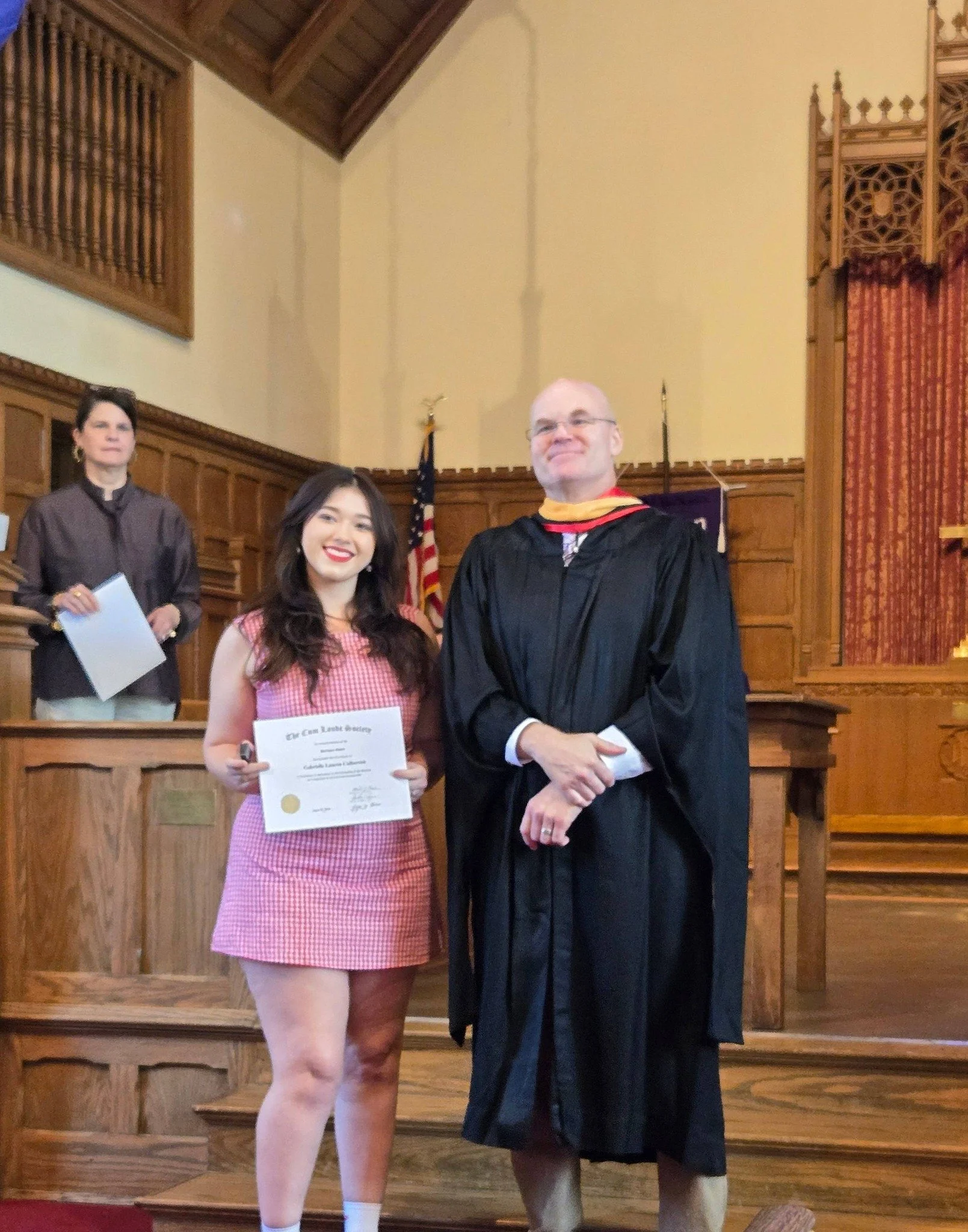 Induction into the Darlington Chapter of Cum Laude Society