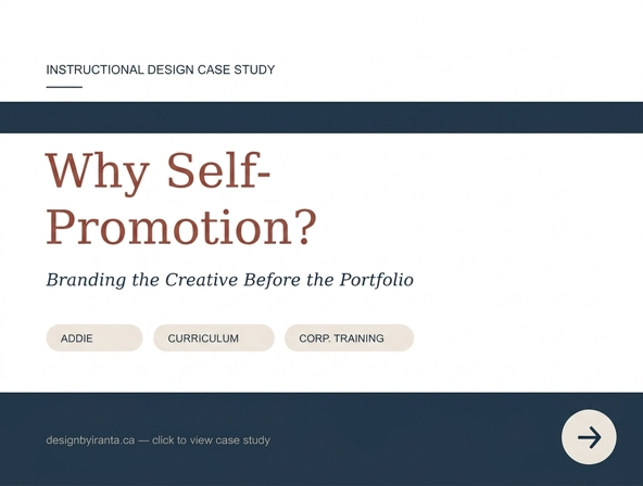 why self promo case study