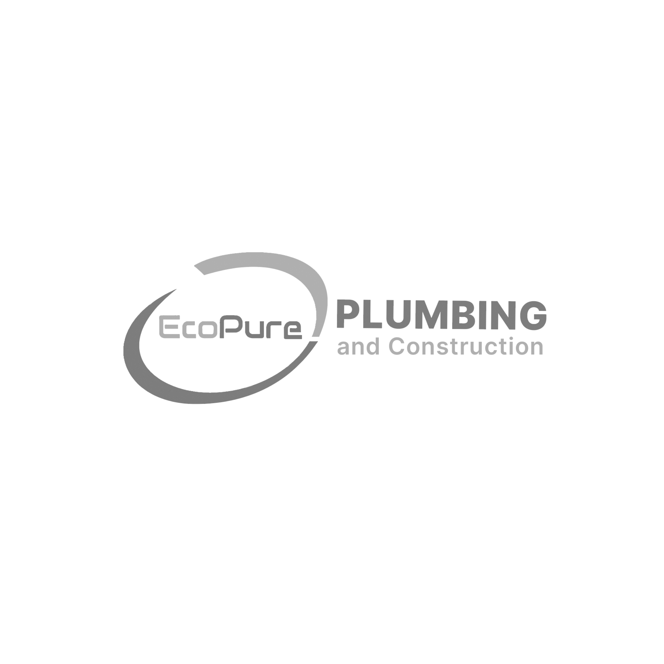 EcoPure Plumbing and construction logo - client design