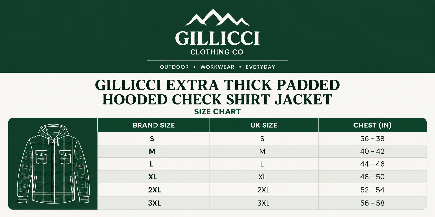 Gillicci Padded Shirt Jacket Size Chart.png