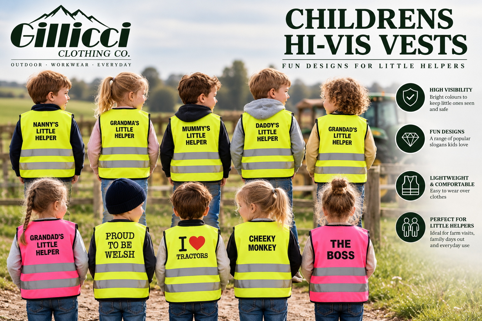 Gillicci Children’s Hi-Vis Vest Collection.png