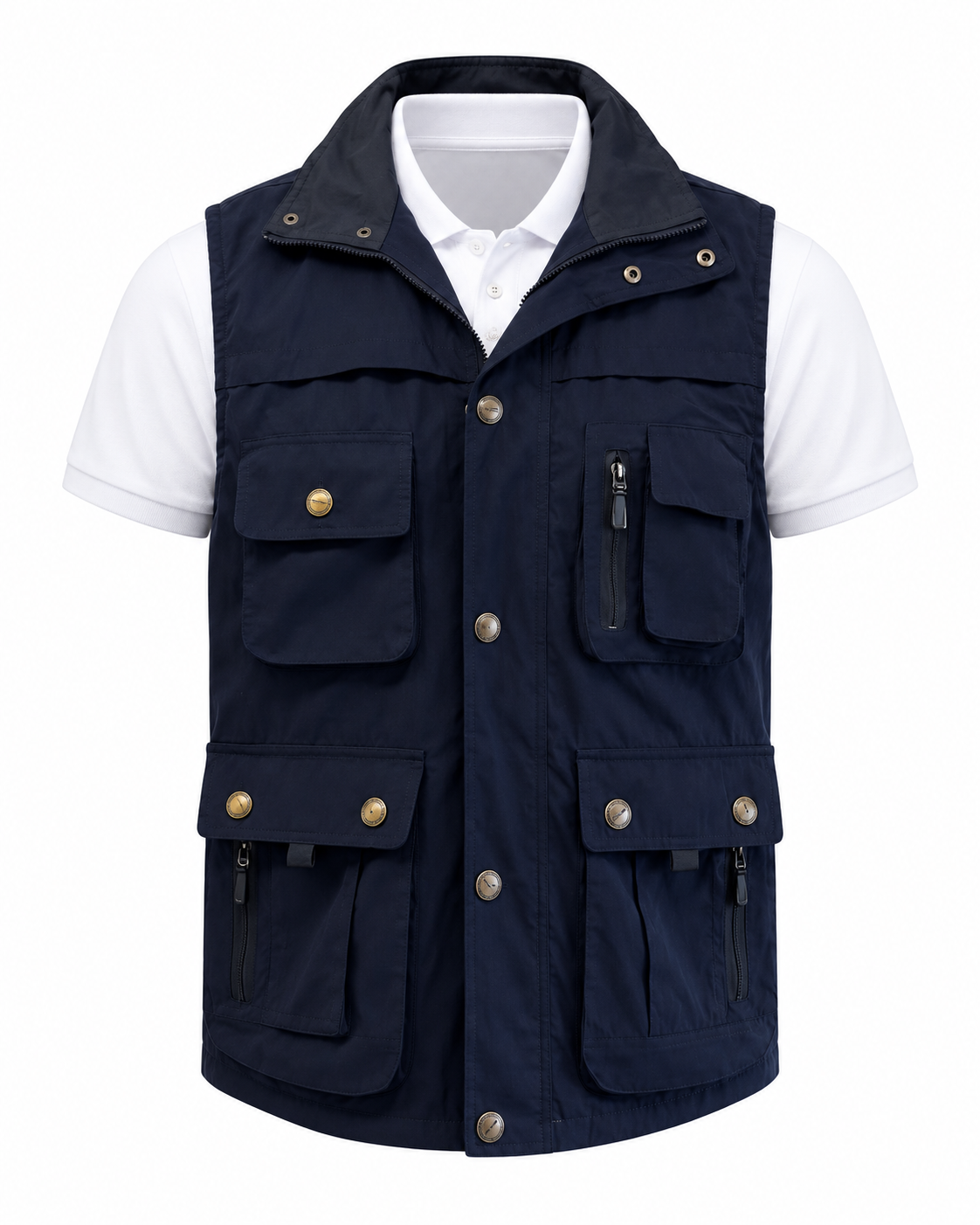 Navy Utility Vest Over White Polo.png