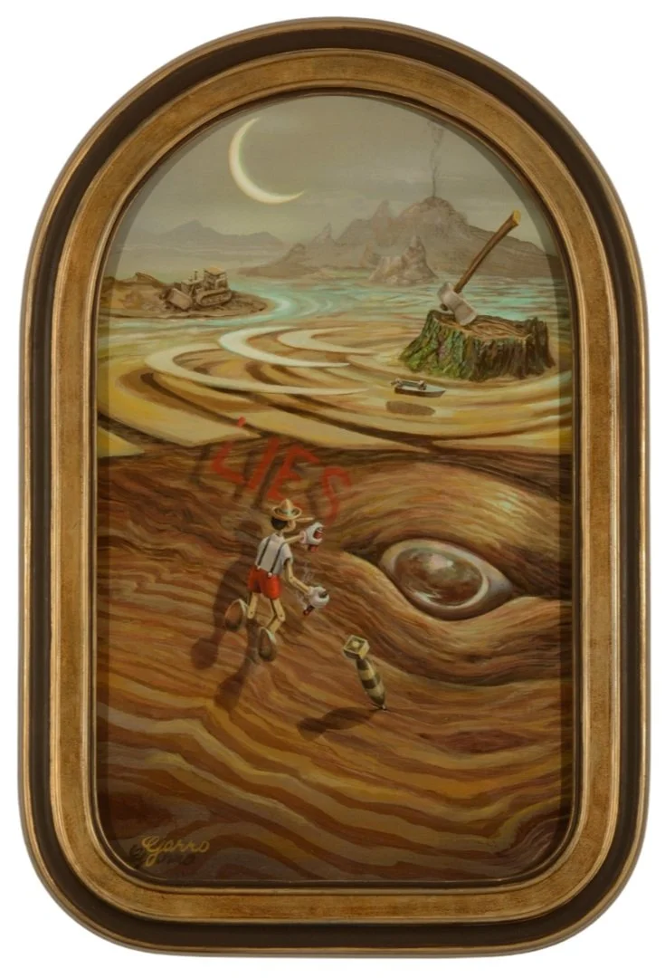 Kindling Spirits
13x9 inches
Oil on panel in antique frame

2019 LA Art Show
LA convention center